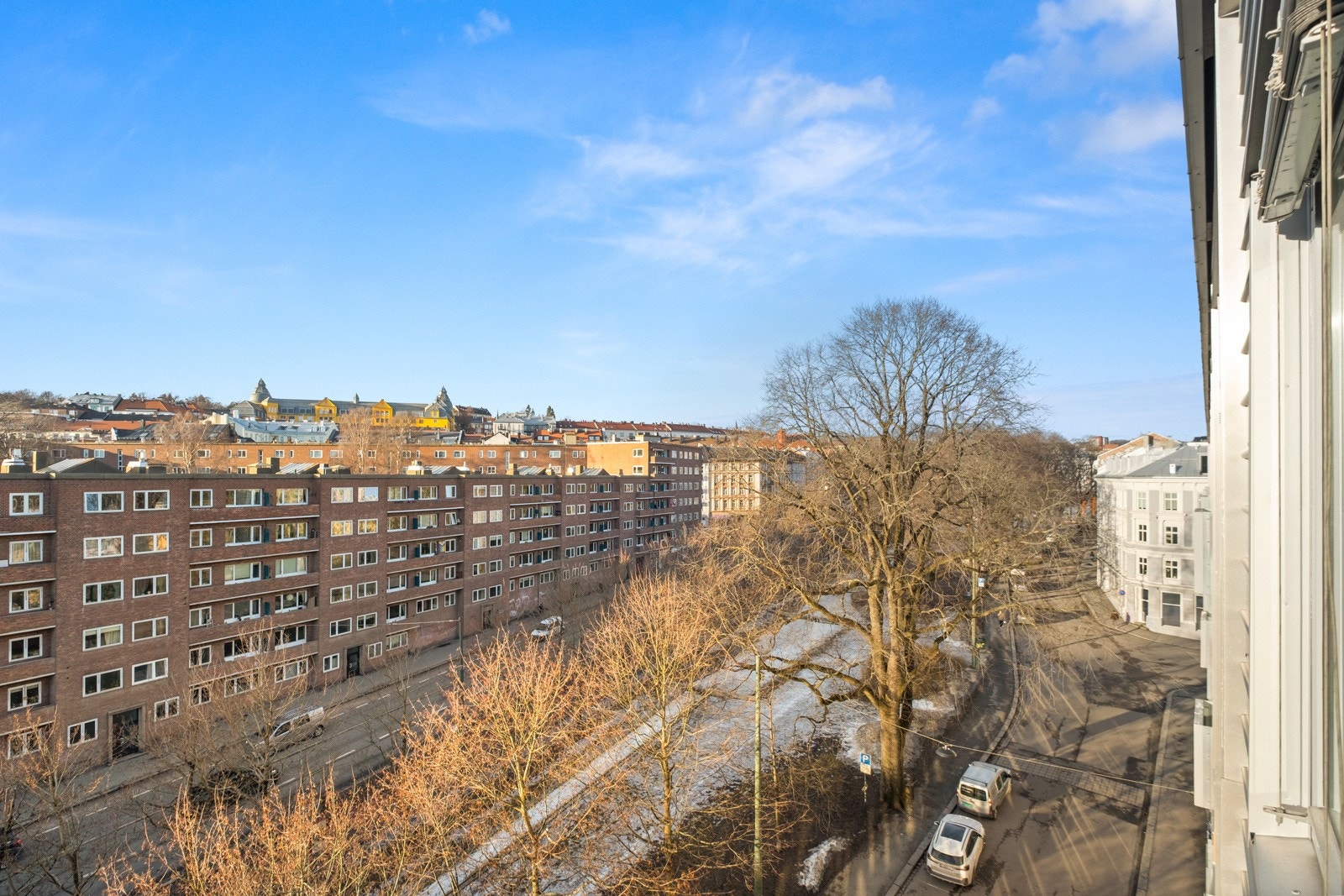 Utsikten fra 7. etasje. Galleribilde