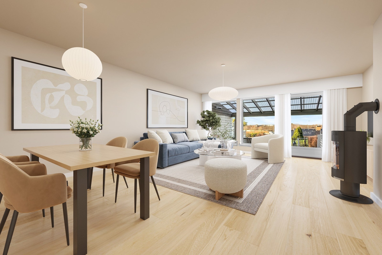 Digital styling/oppussing. Mange muligheter i boligen. Galleribilde