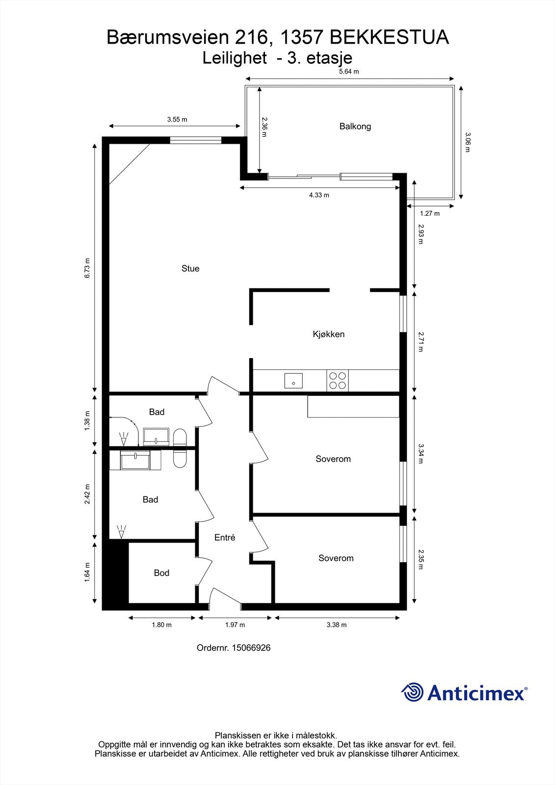 Plantegning Galleribilde