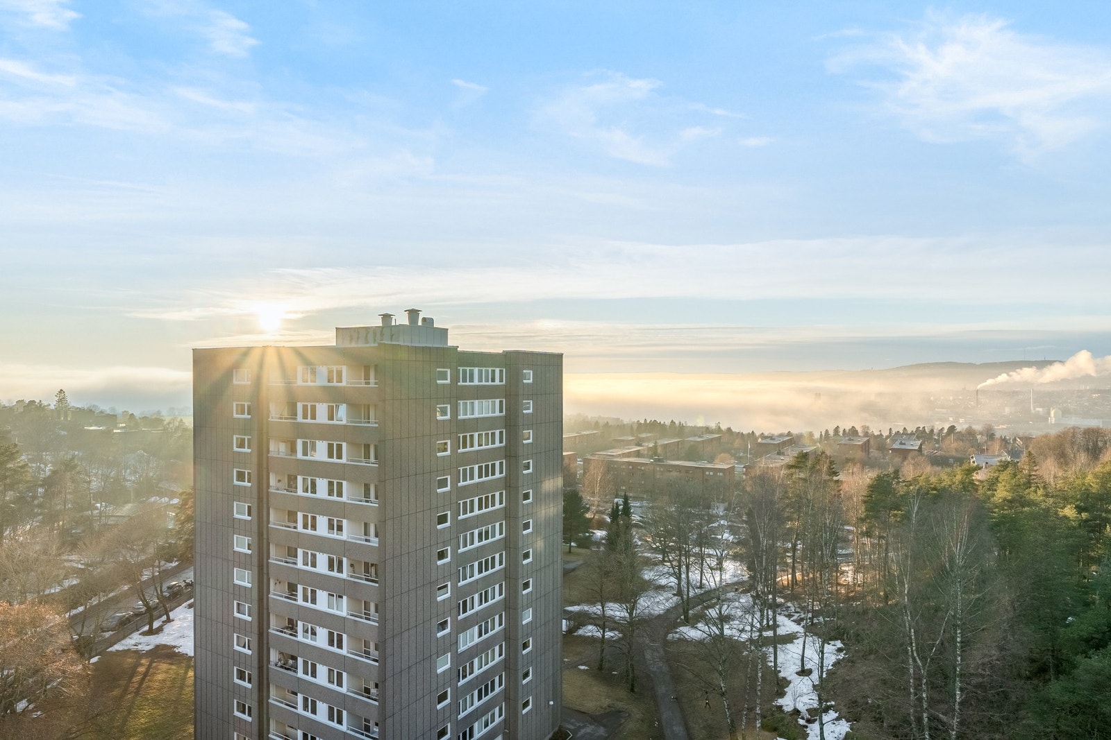 Flott og spektulær utsikt Galleribilde