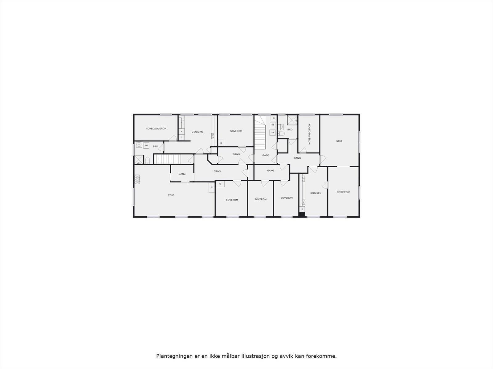 Plantegning 2. etasje. Galleribilde