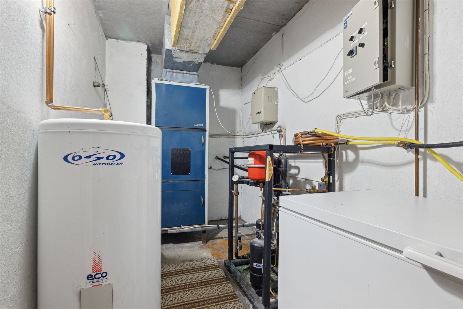 Energibrønn/vannbåren grunnvarme er installert. Galleribilde