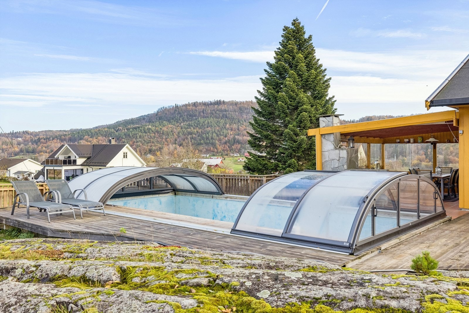 Nytt tak over svømmebasseng i 2019. Galleribilde