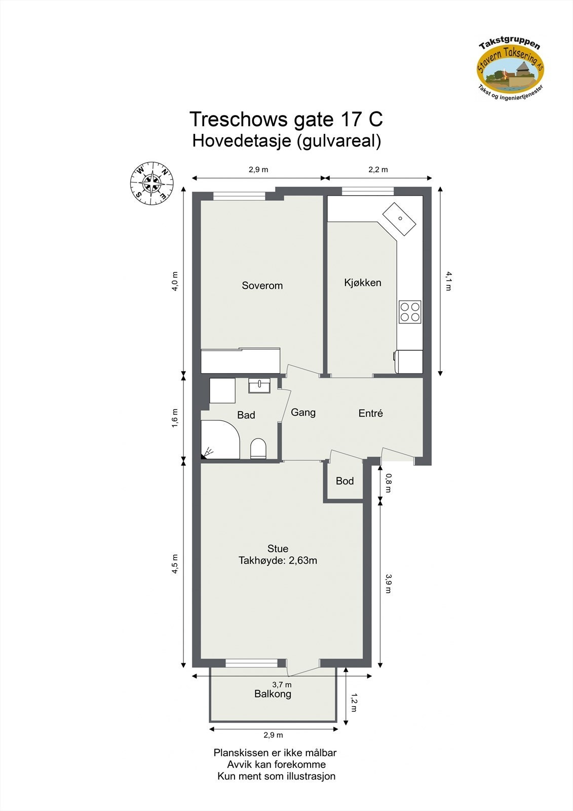 Plantegning Galleribilde