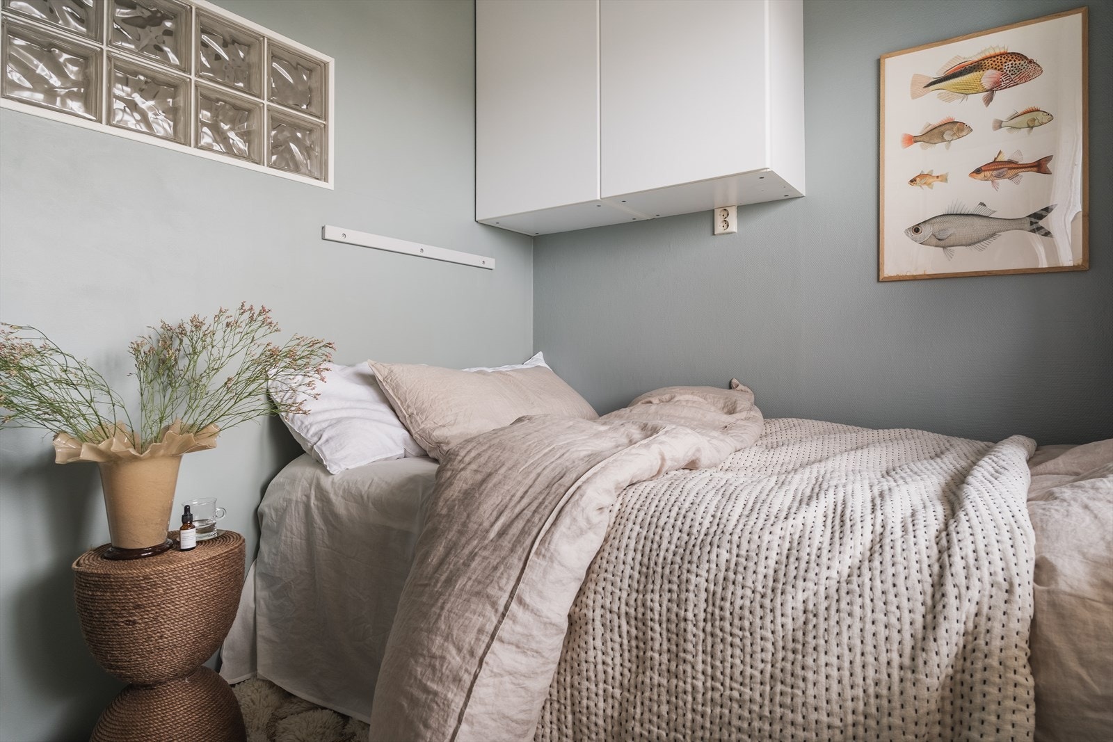 Soverommet har plass til seng på 120x200 cm Galleribilde