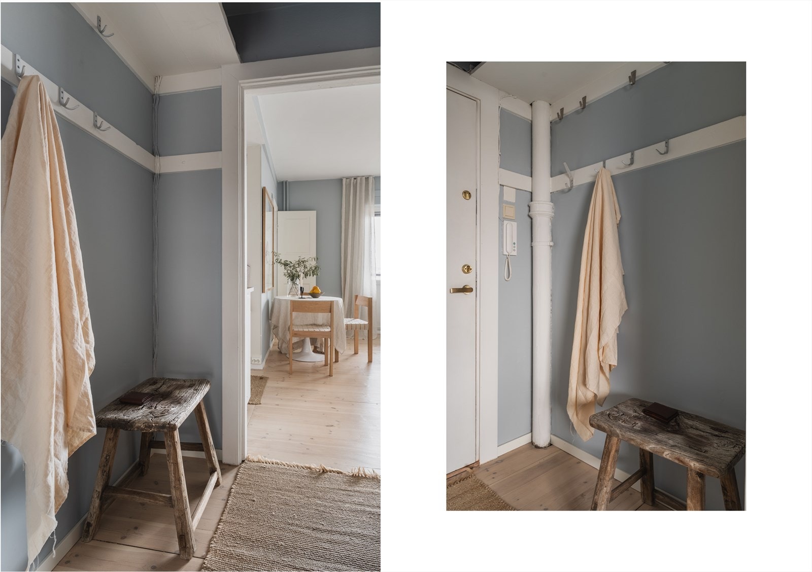 Store deler av leiligheten ble malt i perioden 2021-2022 Galleribilde