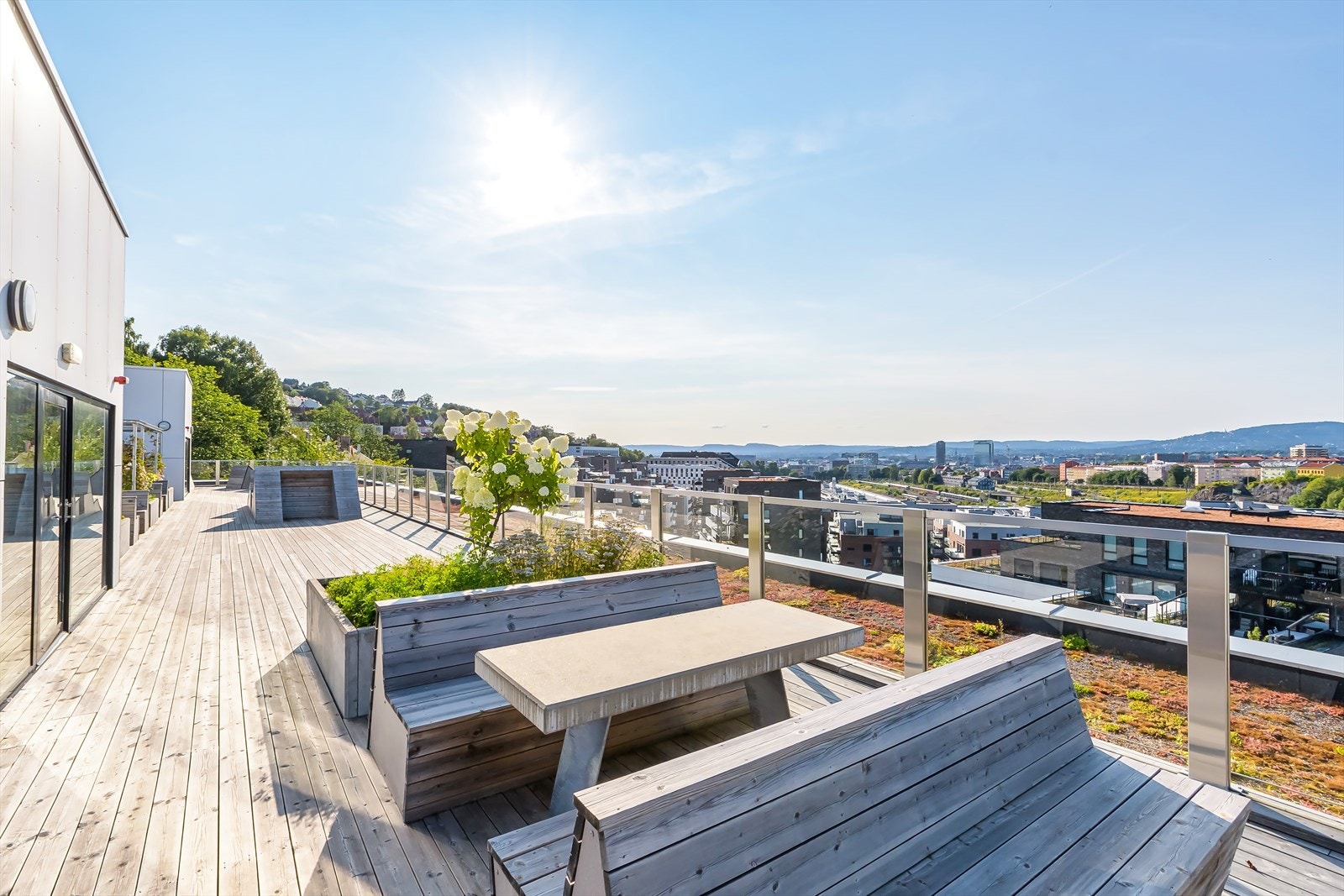 Her har du fantastiske solforhold hele dagen! Galleribilde