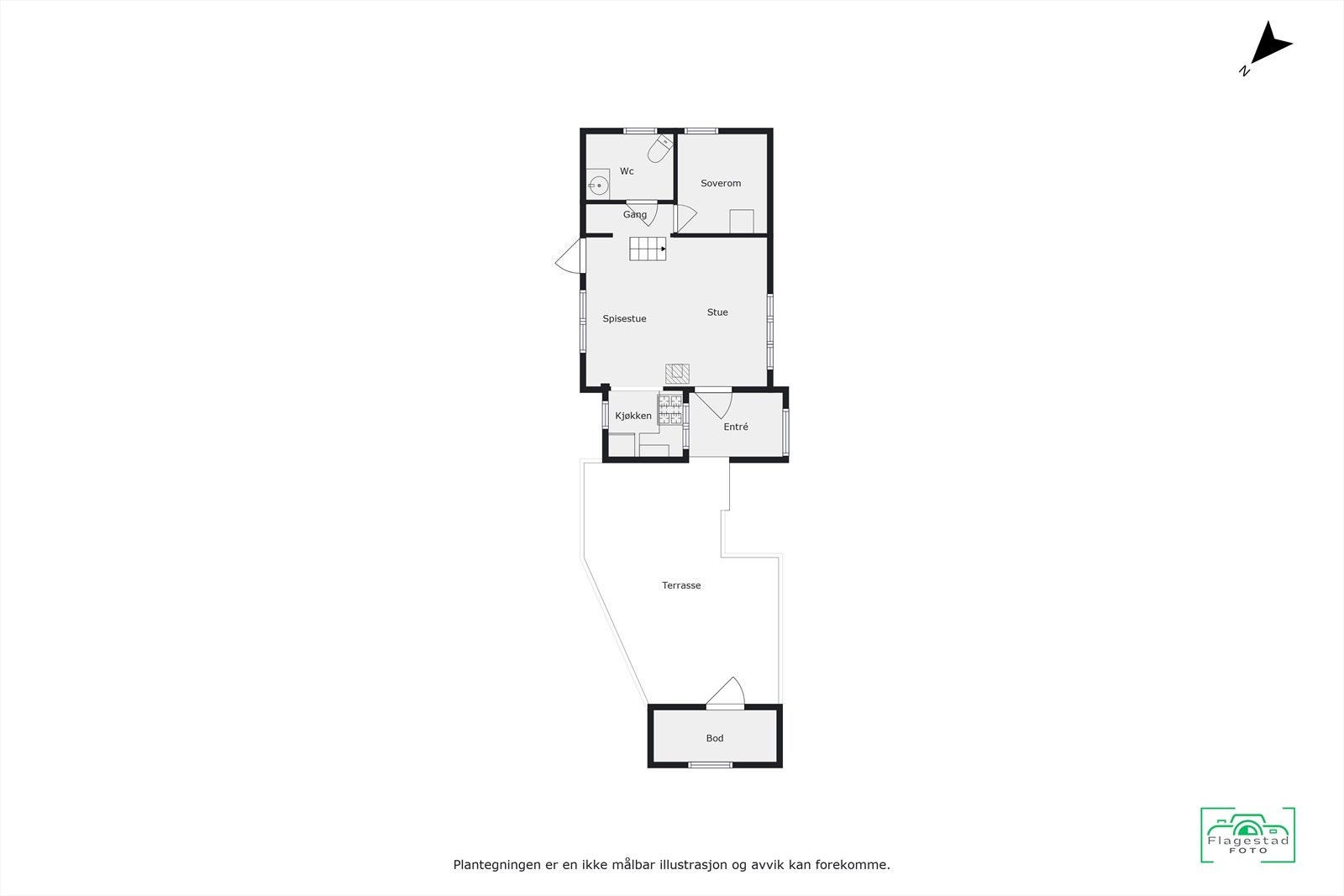 Plantegning Galleribilde