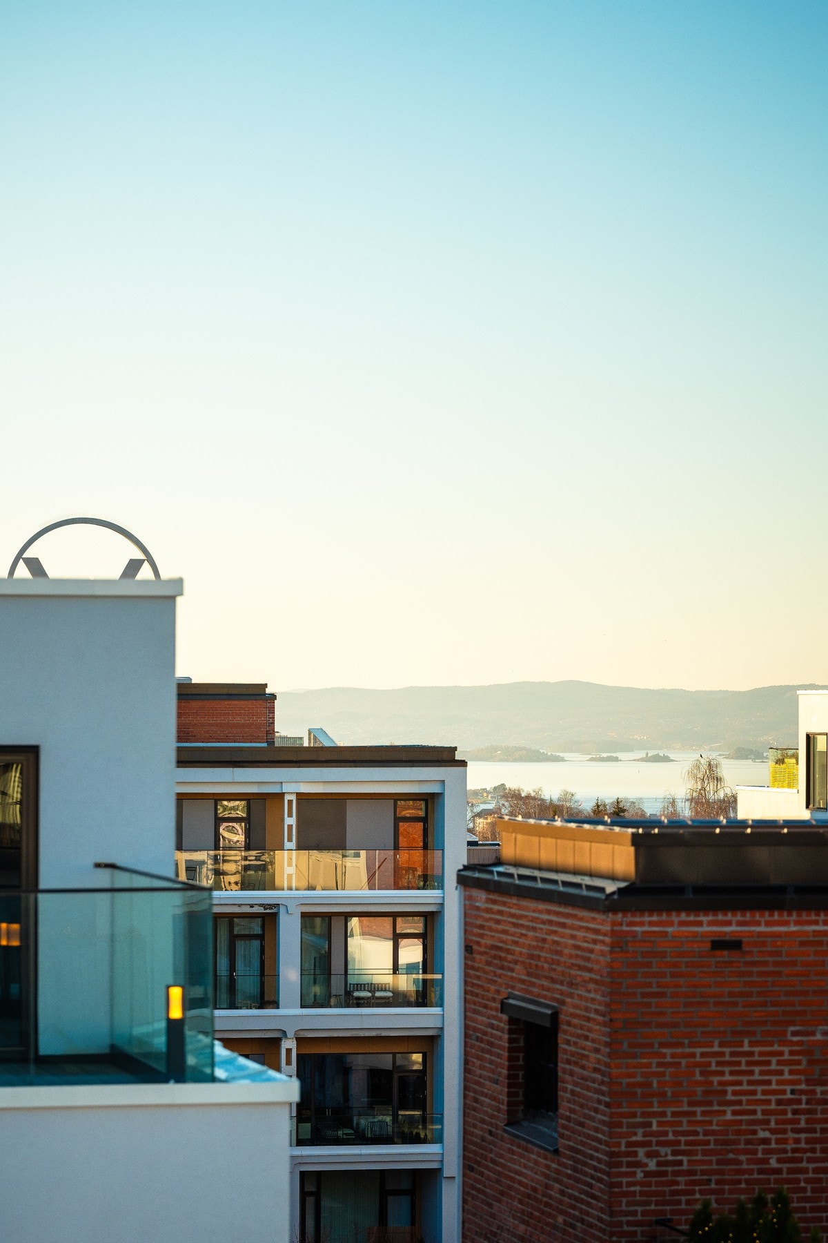 Utsikt fra takterrassen. Galleribilde