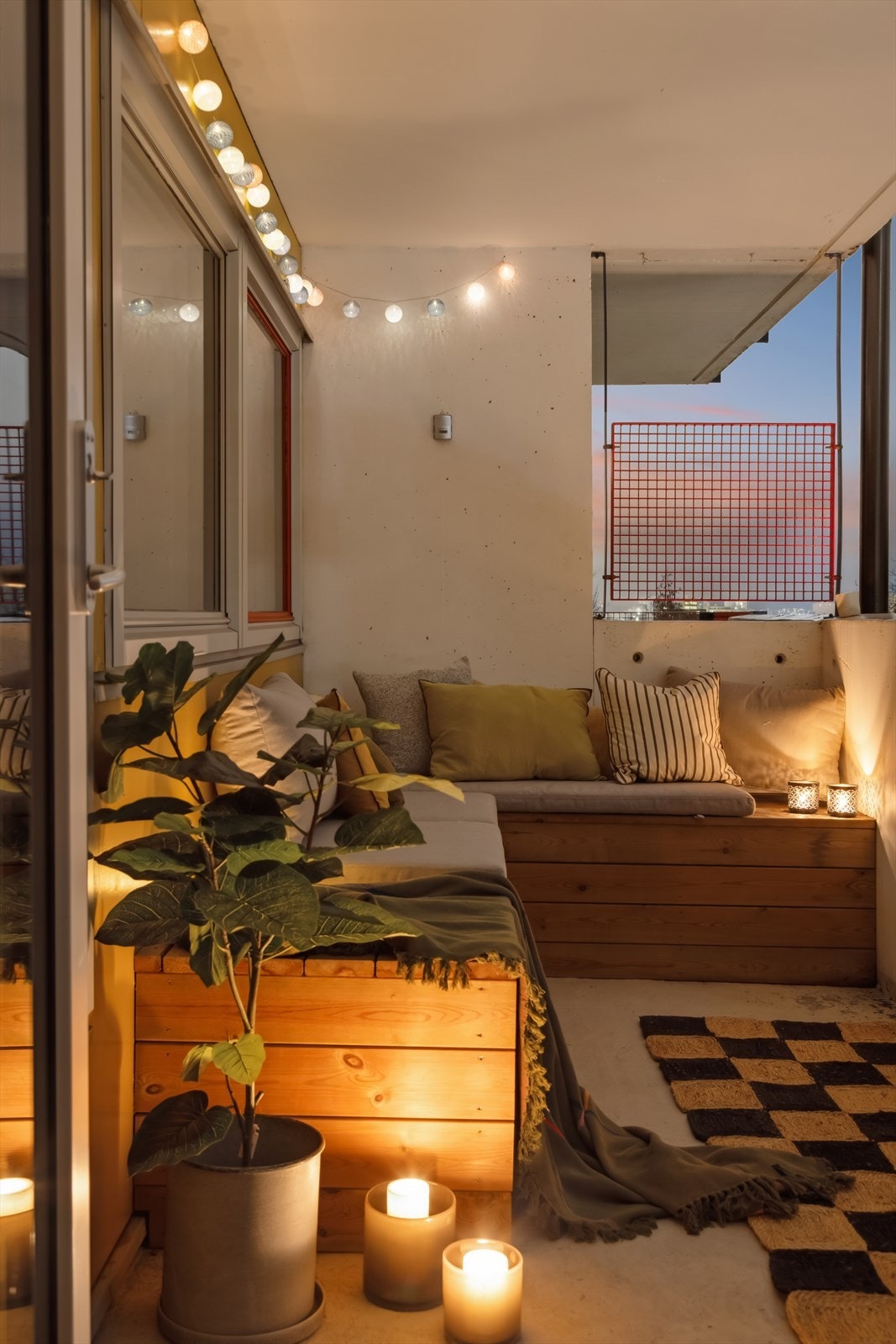 Fantastisk vest-nordvestvendt balkong på ca. 8 m² Galleribilde