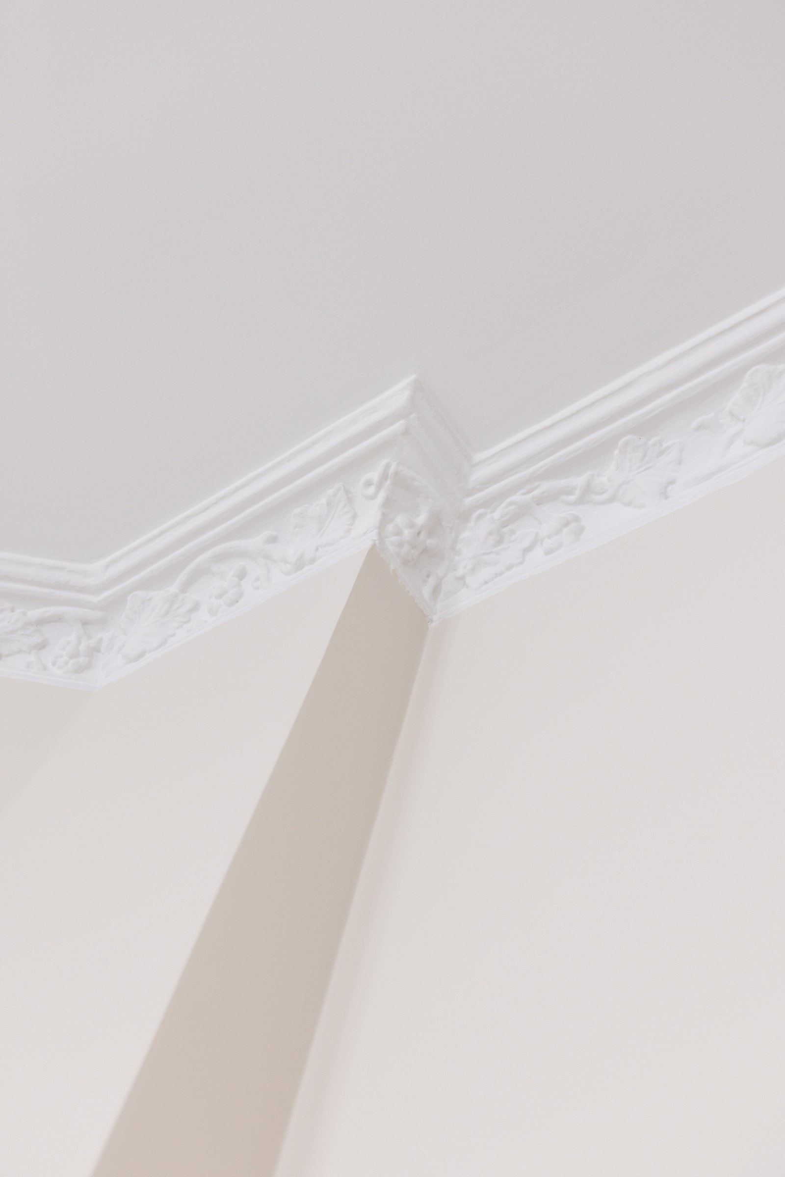 Boligen har klassiske elementer som stukkatur og rosett. Galleribilde