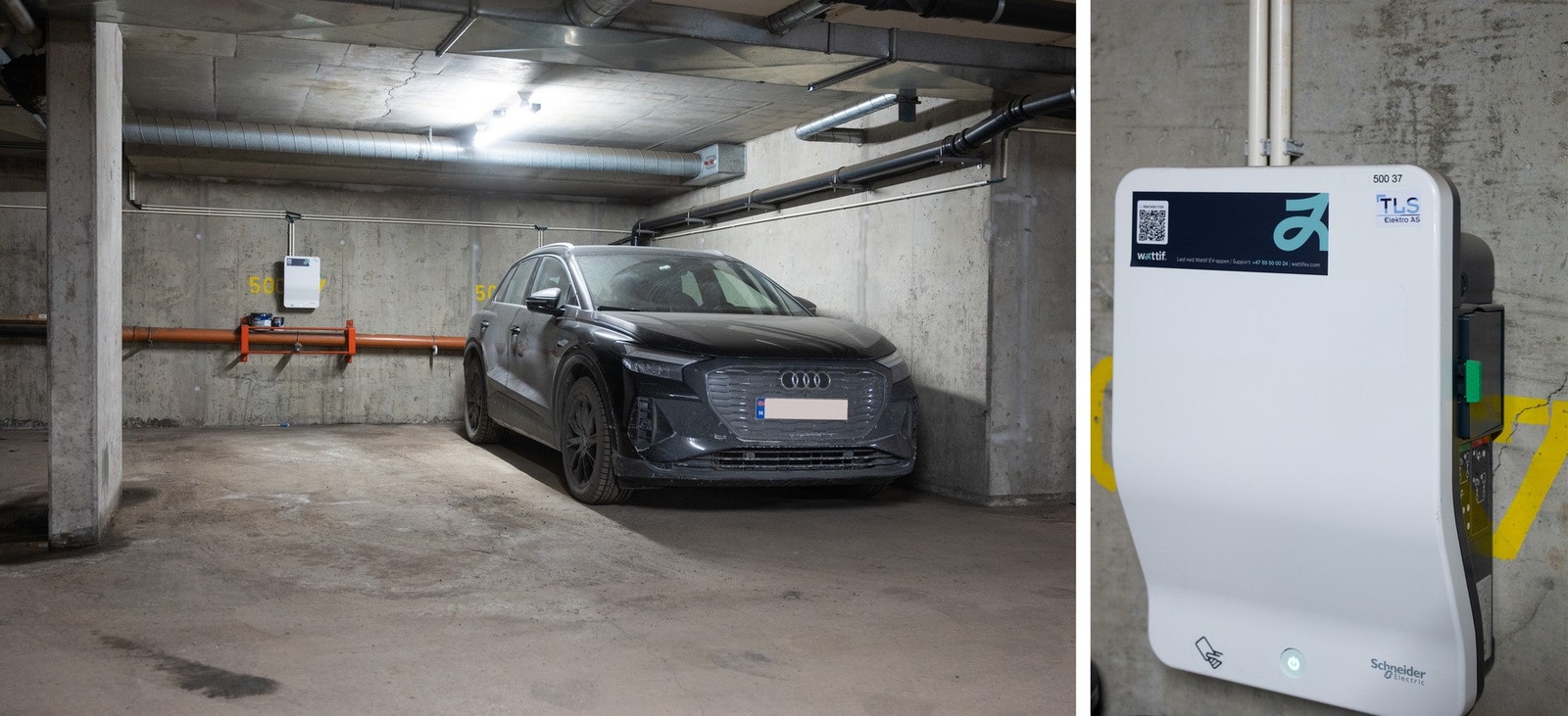 Opsjon på kjøp av garasjeplass med El-lader. kr. 700.000,- Direkte adkomst fra leilighetsplan.
Garasjeleie kr. 436,- pr. mnd Galleribilde