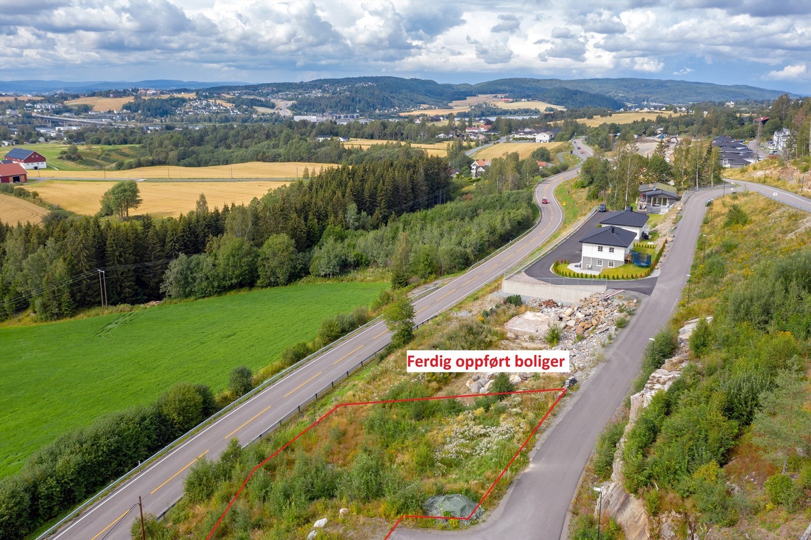 Cirka stipulert tomtegrense Galleribilde