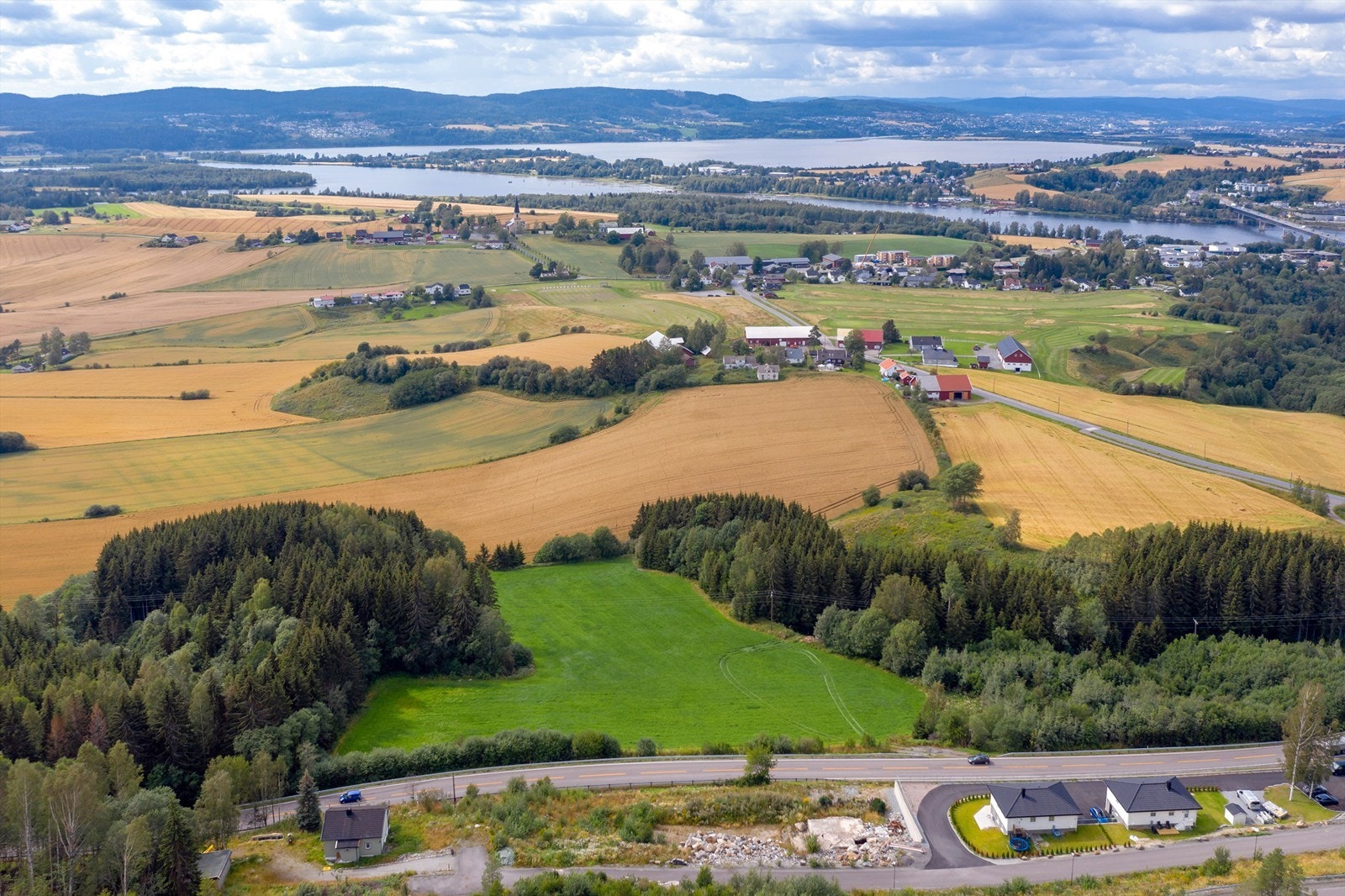 Oversiktsbildet området Galleribilde