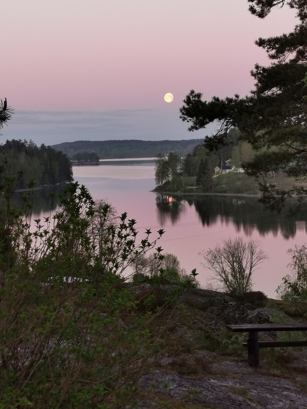 Trivelig utsiktsbilde over Lysern. Selgers private bilde. Galleribilde