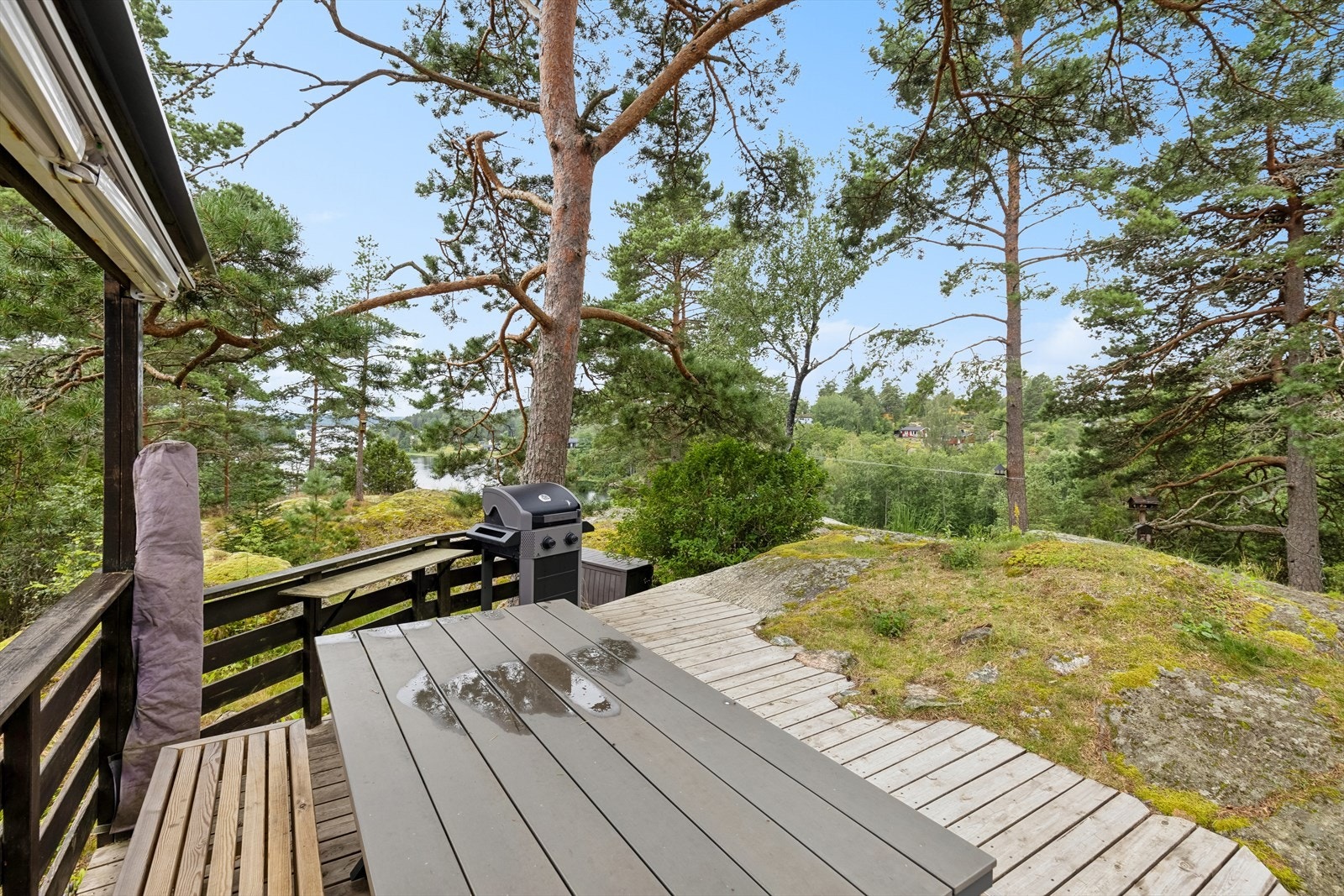 Fin utsikt fra grillplassen Galleribilde