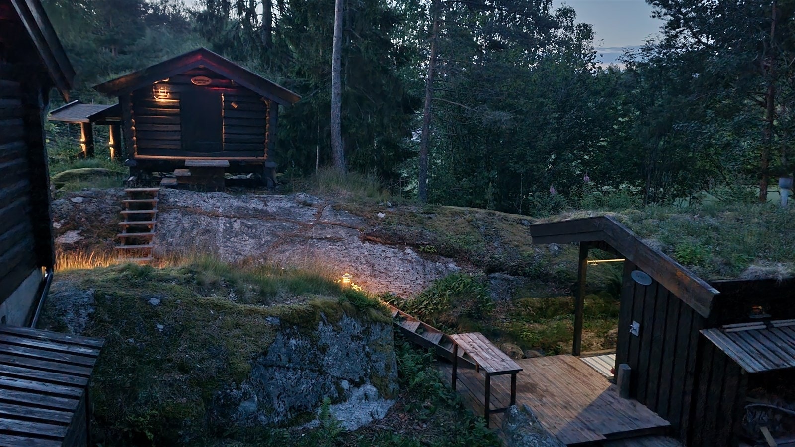 Koselig med kveldsstemning på tunet! Galleribilde