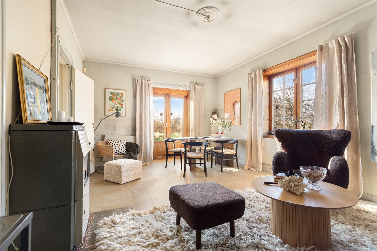 Rekkehuset har behov for oppussing, men utgjør et ypperlig utgangspunkt for å skape seg et ekte drømmehjem. Galleribilde