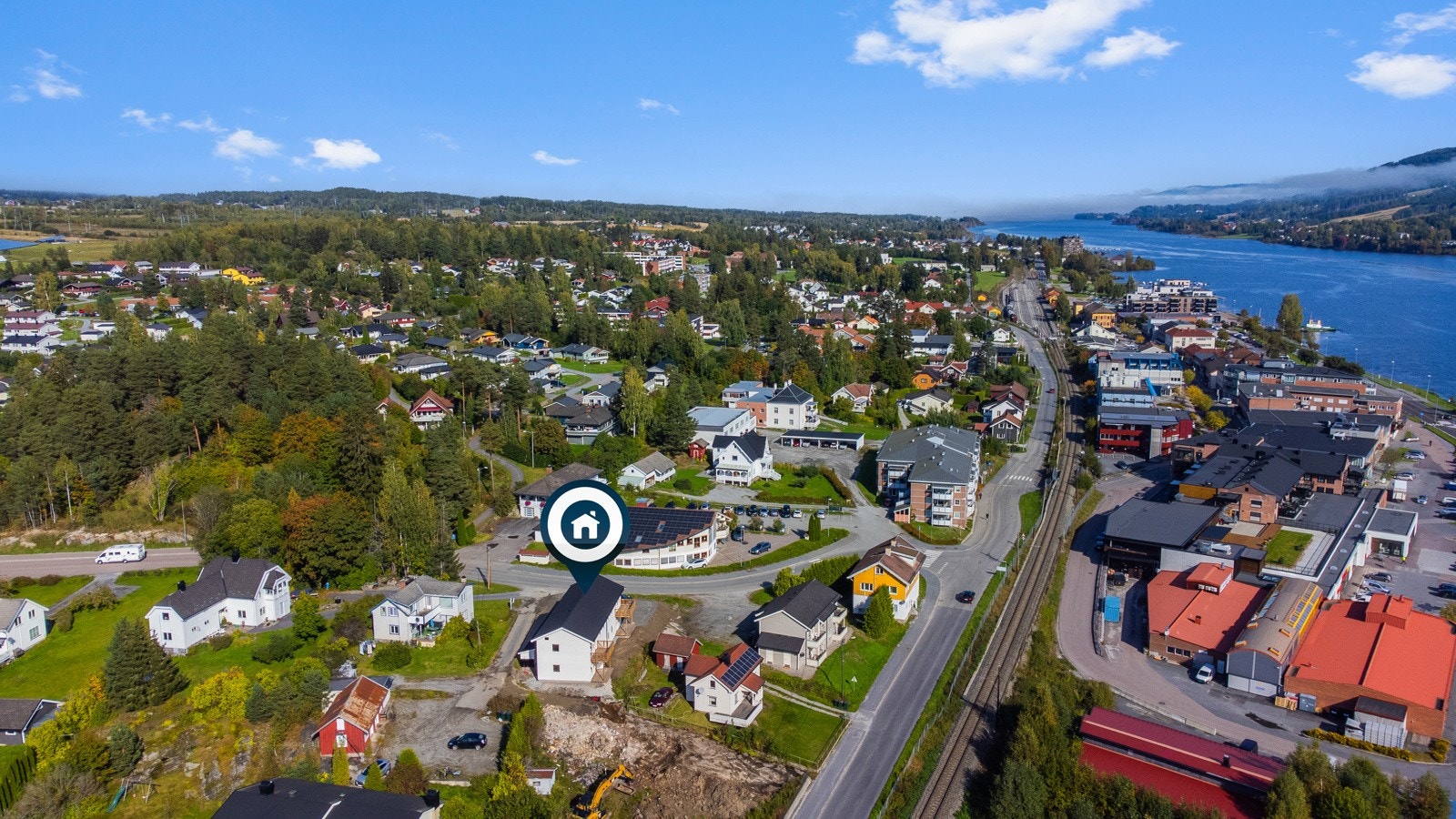 Vikersund sentrum Galleribilde