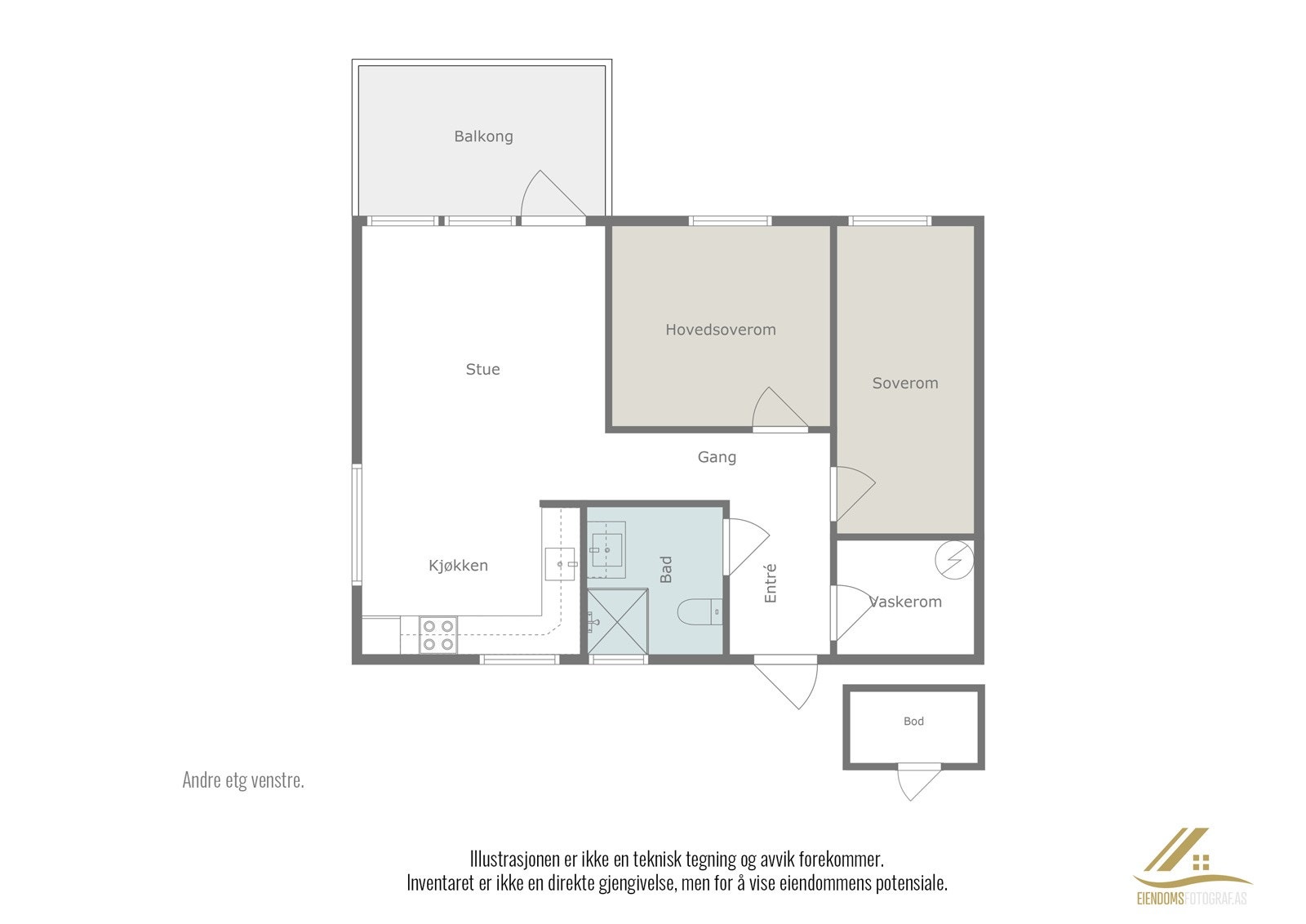 Plantegning H0201 Galleribilde