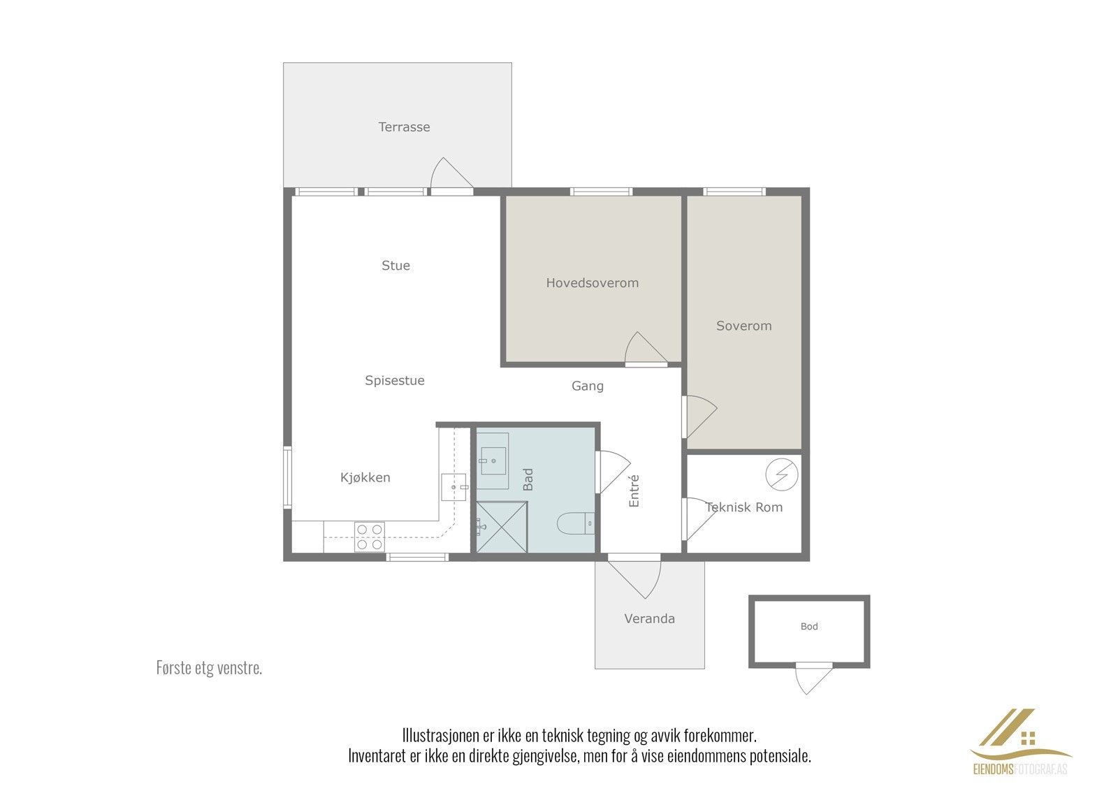 Plantegning H0101 Galleribilde