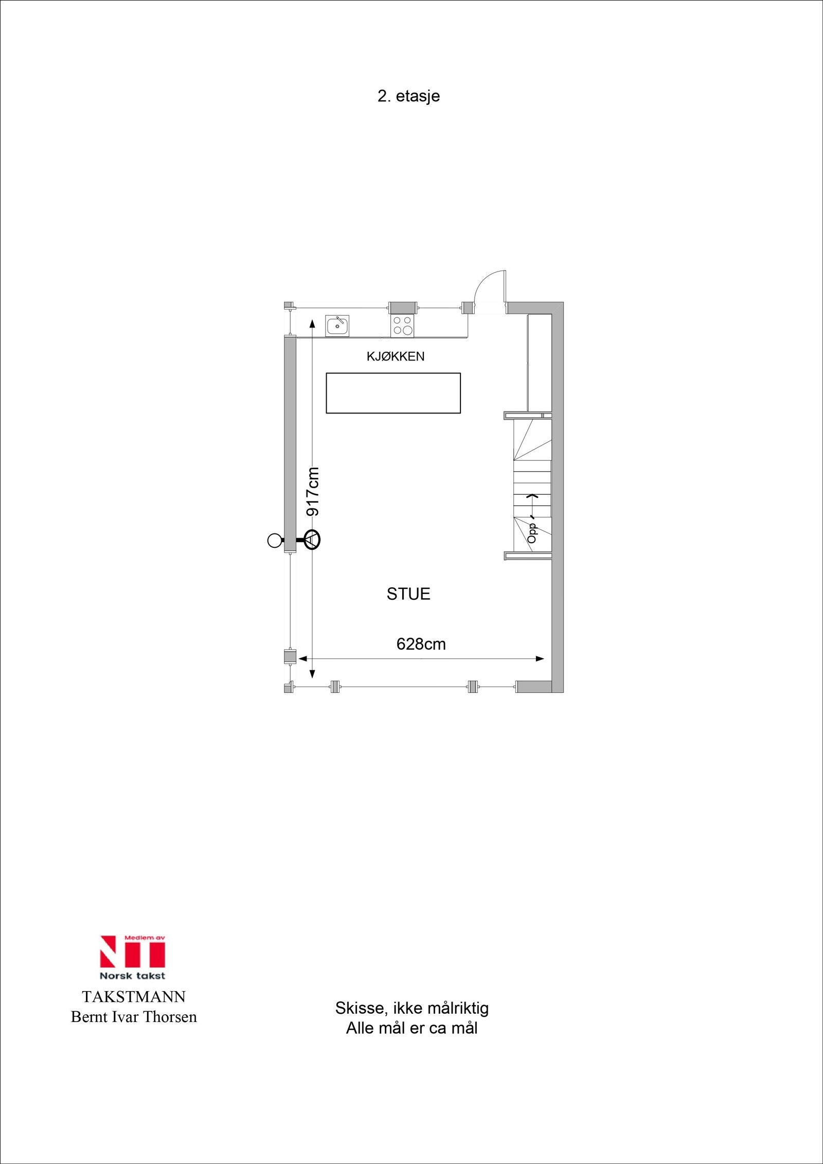 Plantegning 2 etasje Galleribilde