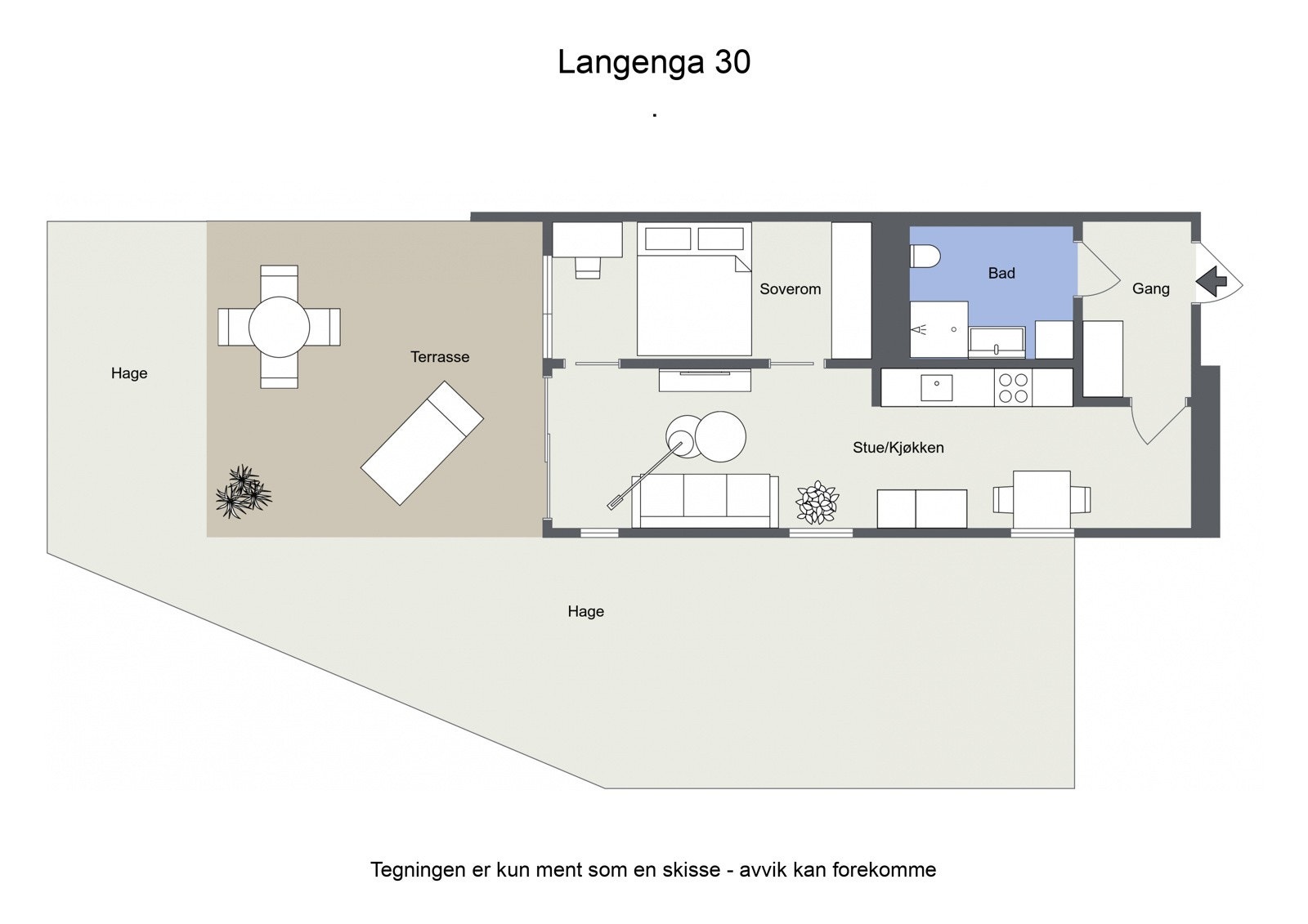 Floorplan letterhead - Langenga 30 - . - 2D Floor Plan Galleribilde