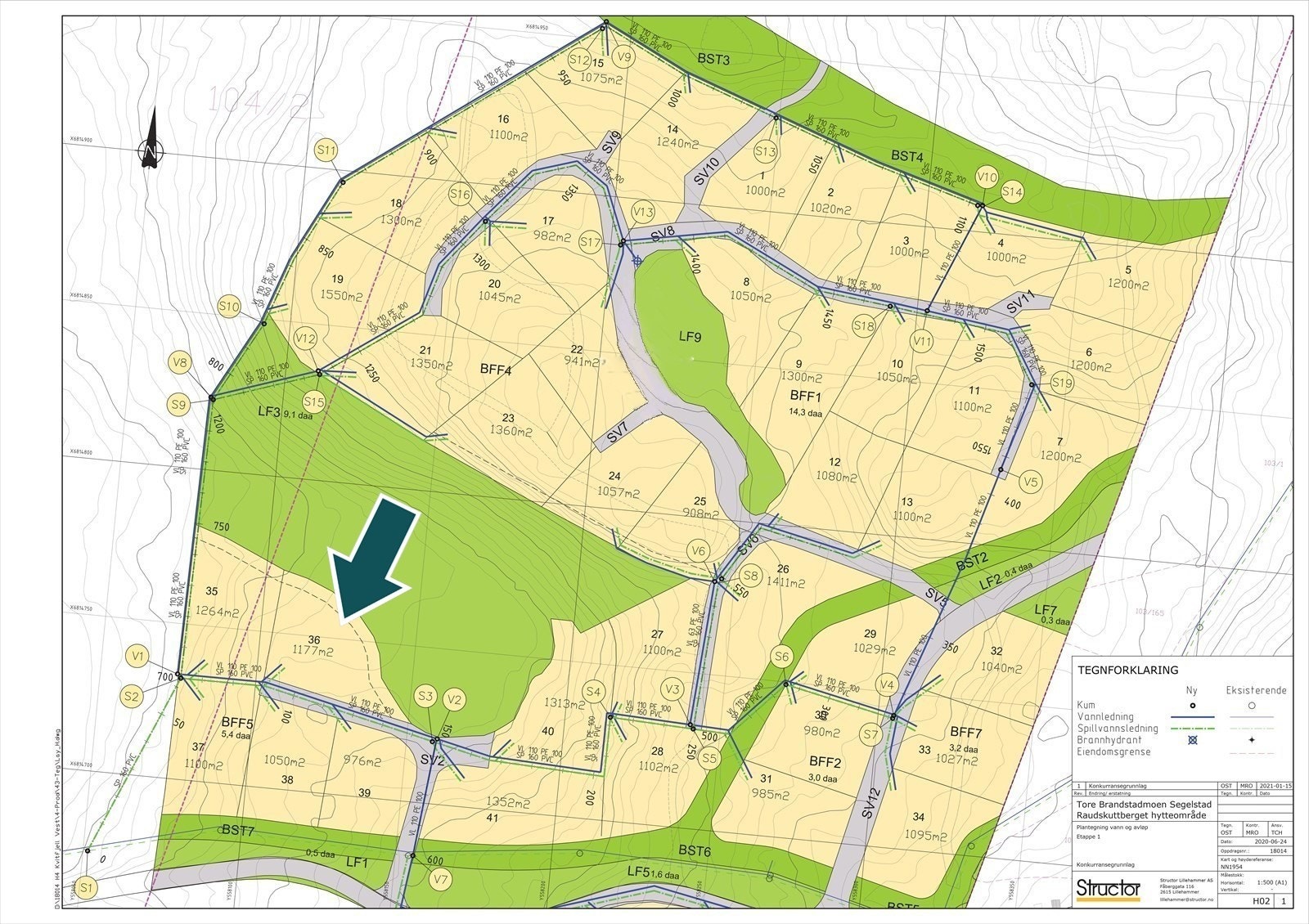 Tomtekart Galleribilde