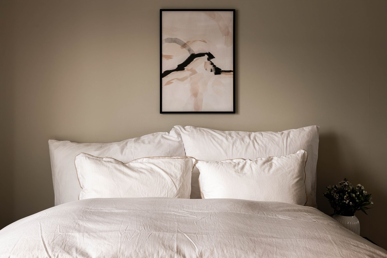 Alle rom er malt i delikate og moderne farger. Galleribilde