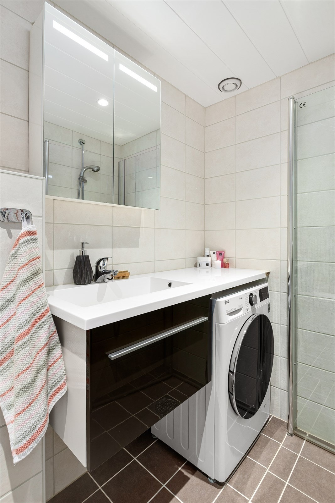 Badet har opplegg for vaskemaskin Galleribilde