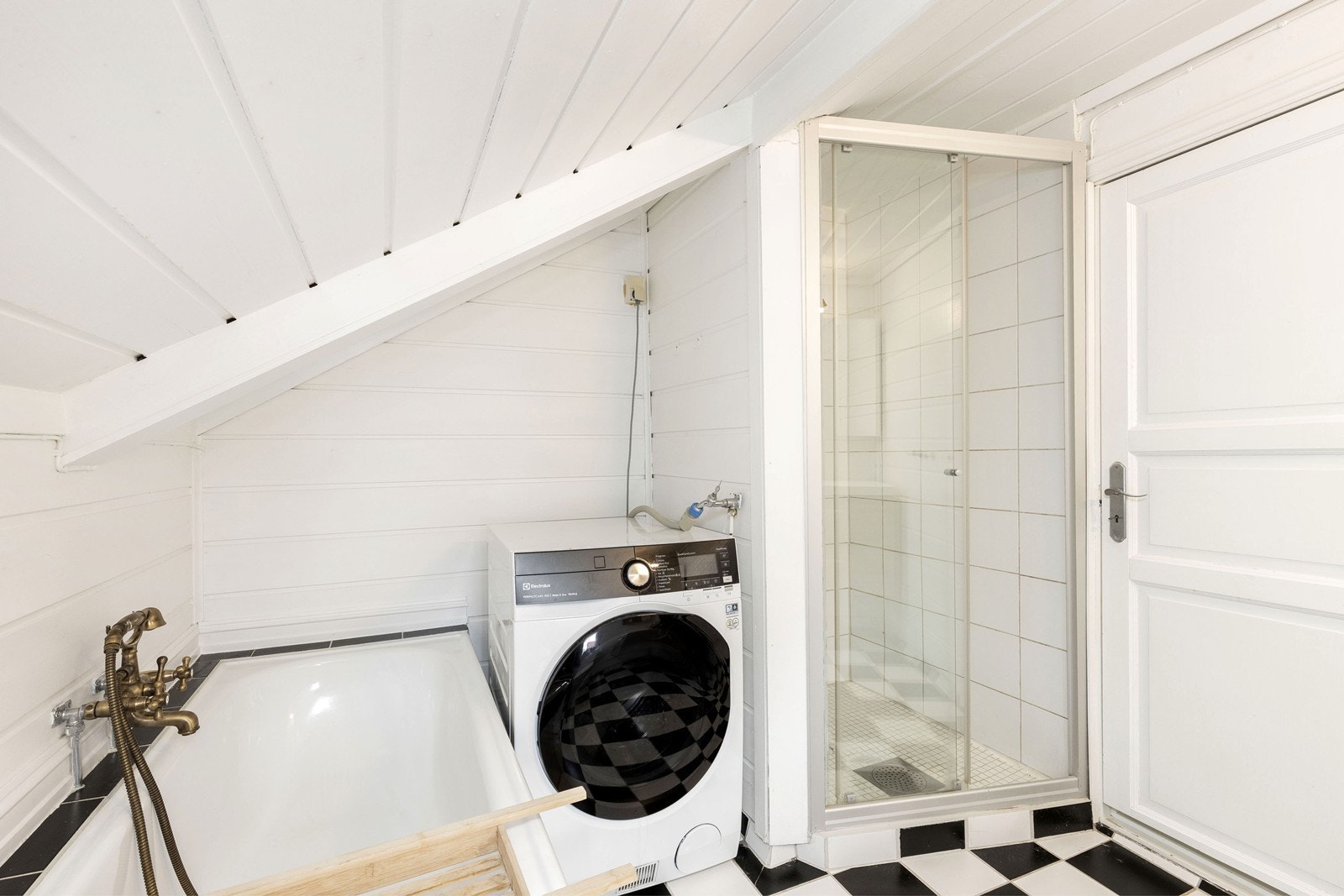 Her er det også opplegg til vaskemaskin Galleribilde