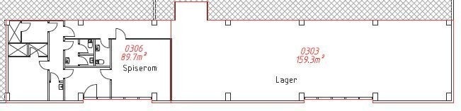 Mesanin / lager og kontor Galleribilde