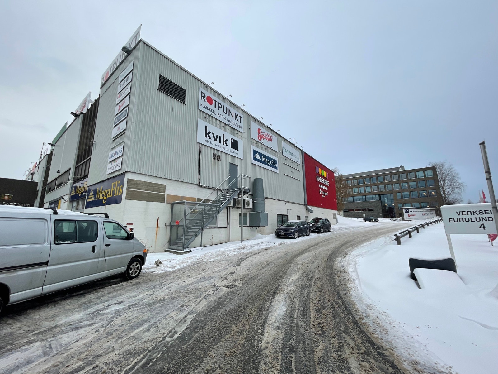 Gode profileringsmuligheter på bygget Galleribilde