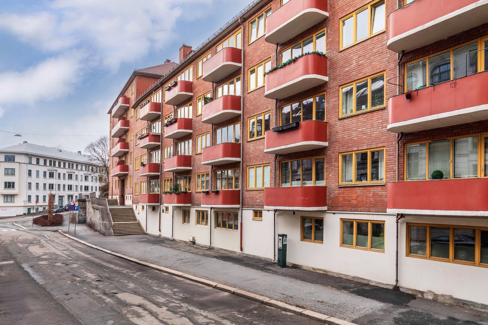 Byggets fasade. Galleribilde