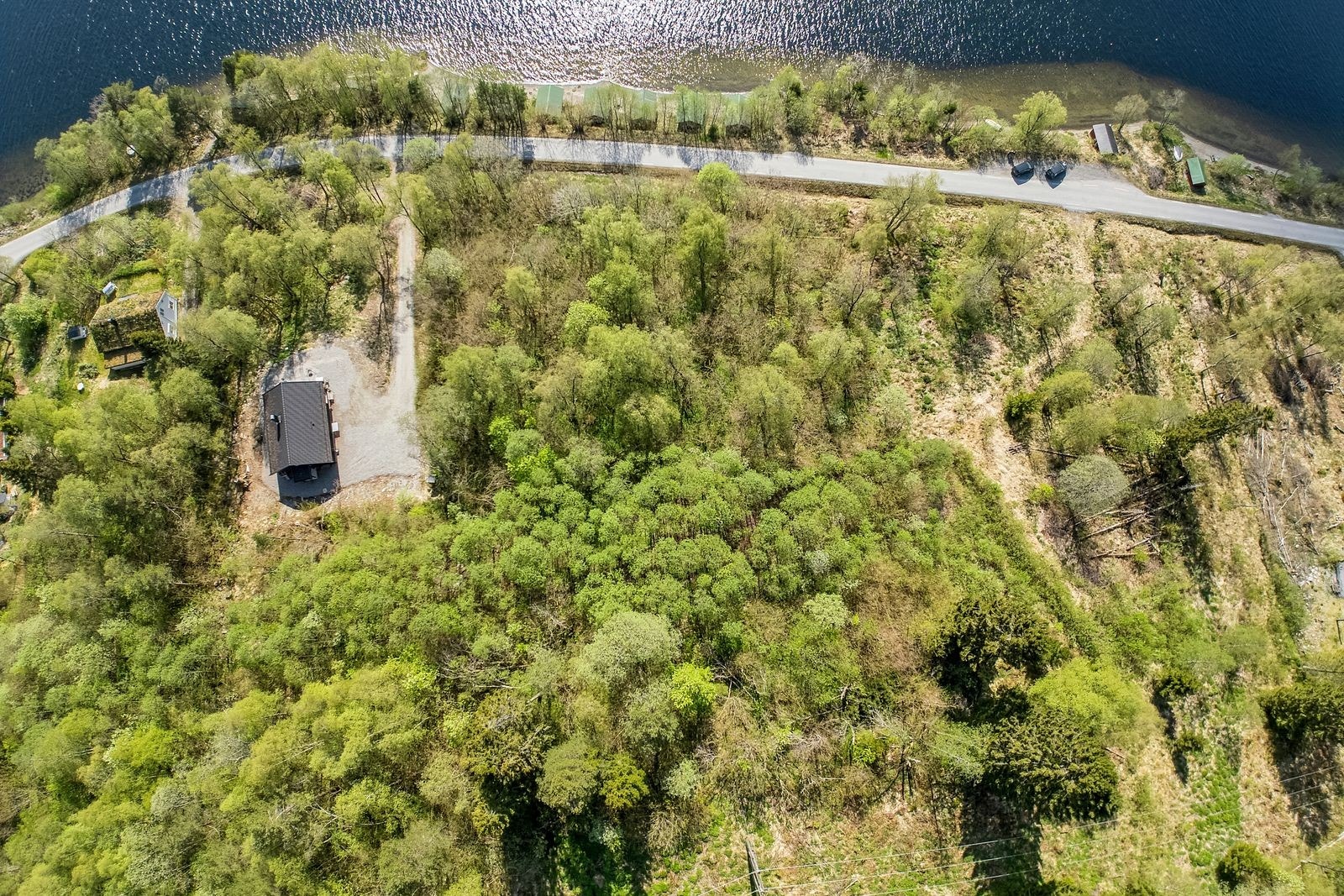 Hyttetomteområde sett ovanifrå Galleribilde