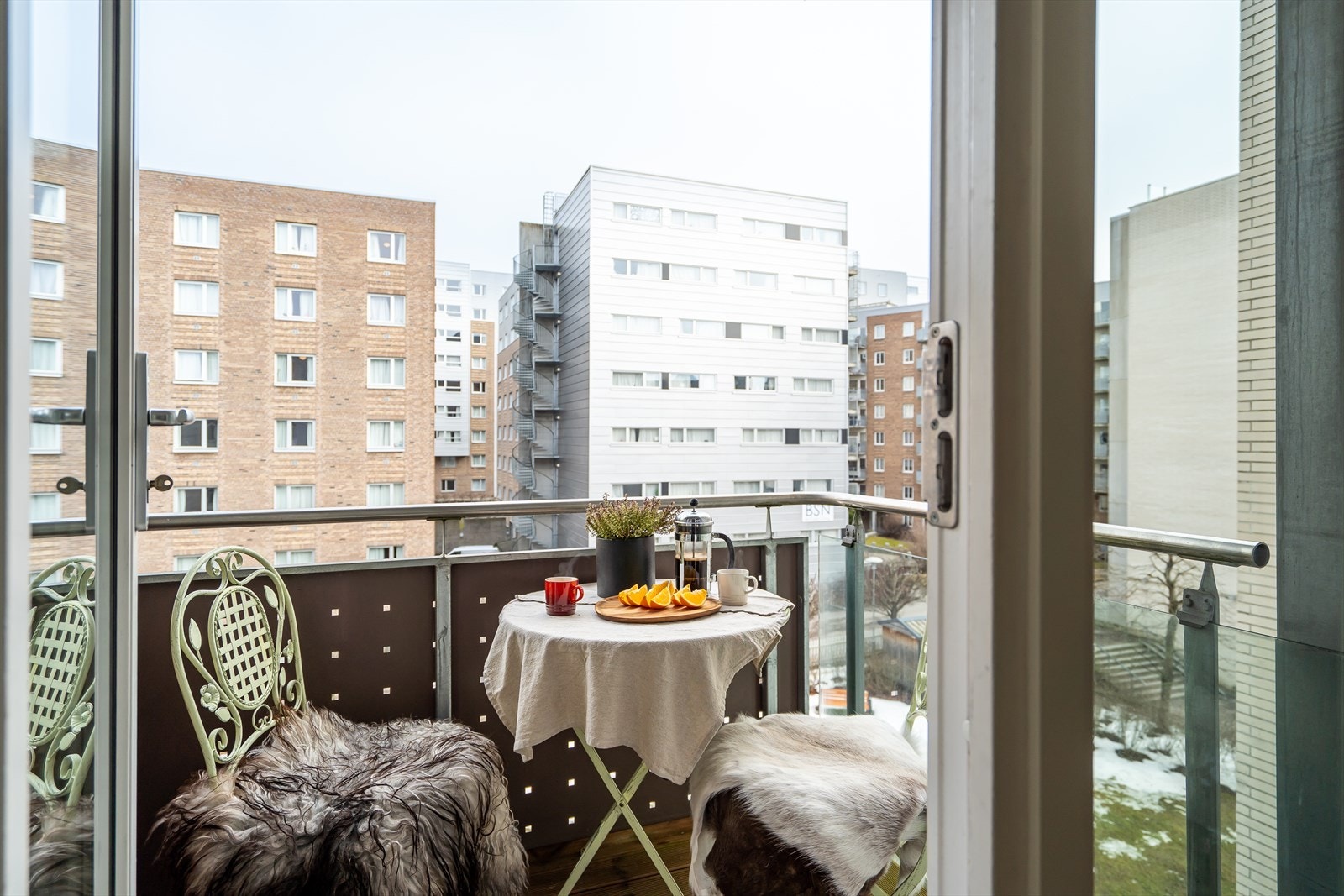 Her har du også fritt utsyn over nabolaget. Galleribilde