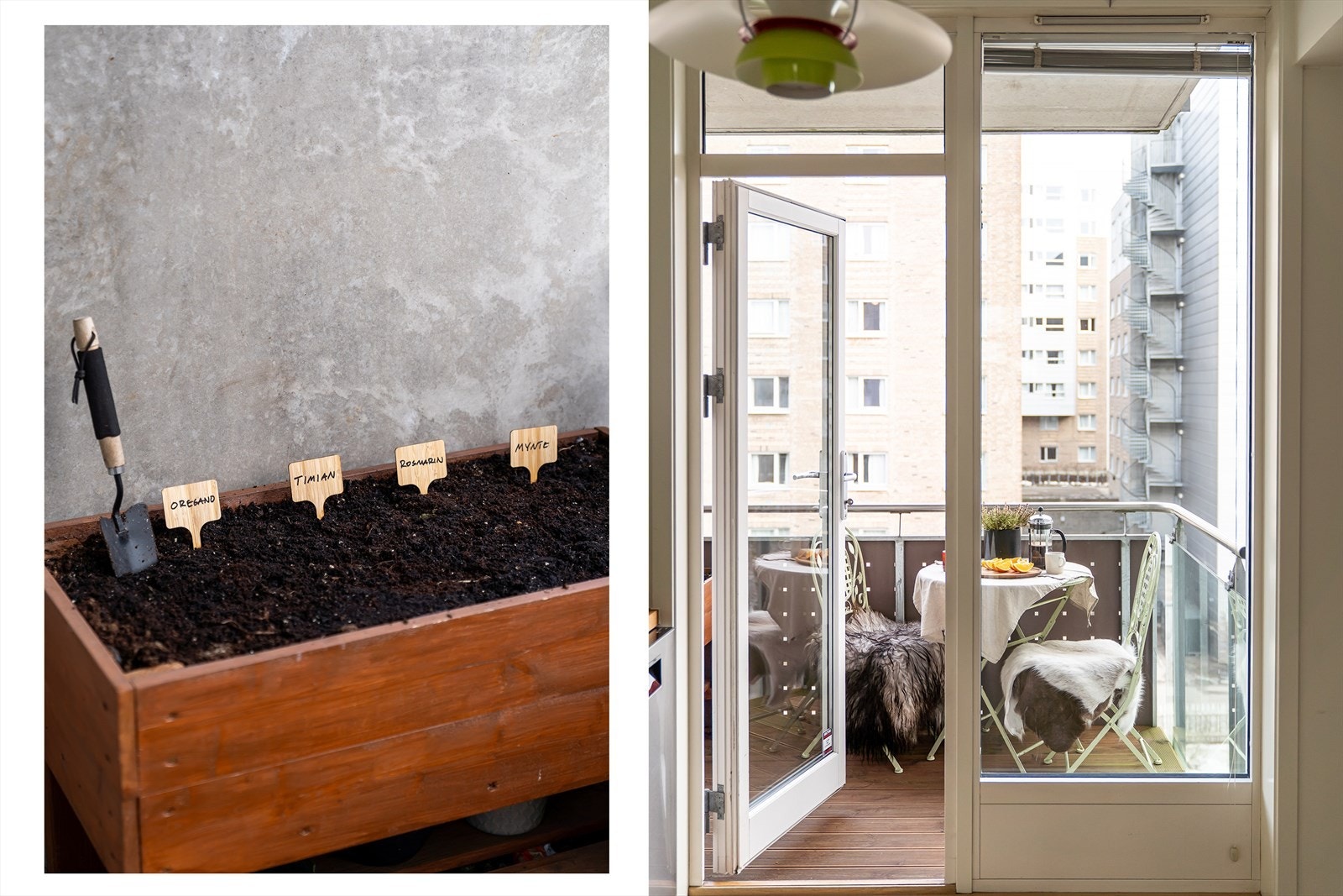 Her har du hyggelig nordøstvendt balkong på ca. 3,5m² Galleribilde