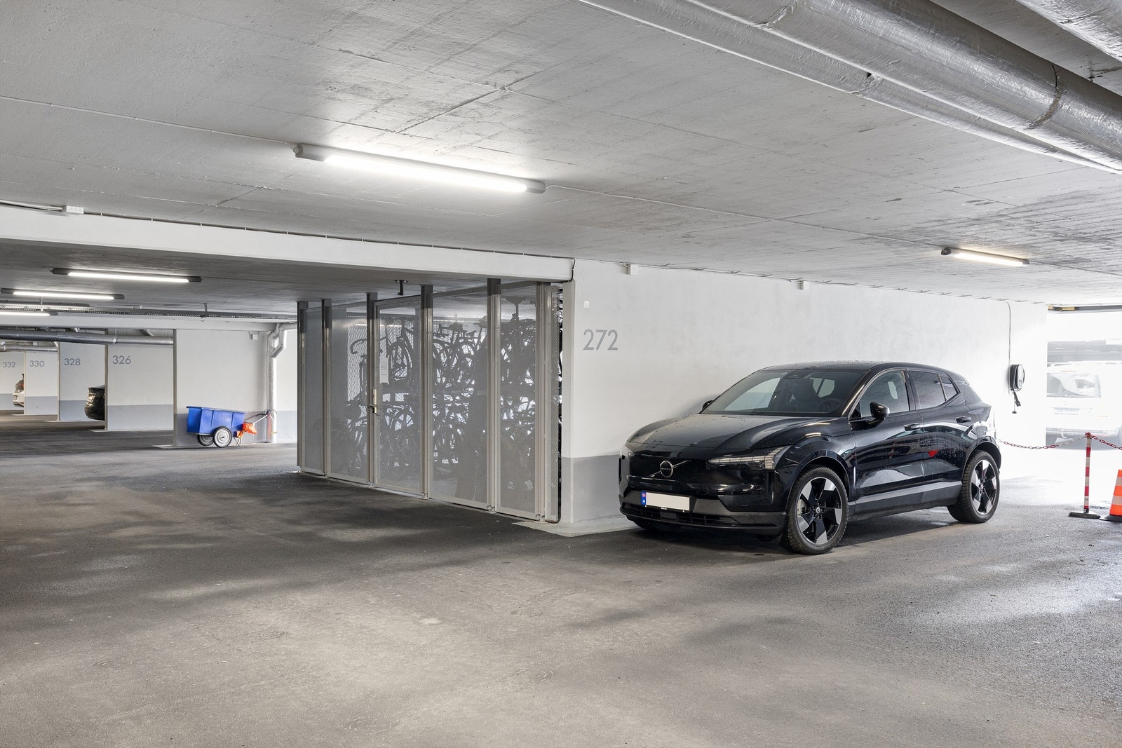 Det medfølger en garasjeplass i felles garasjeanlegg for sameiet Galleribilde