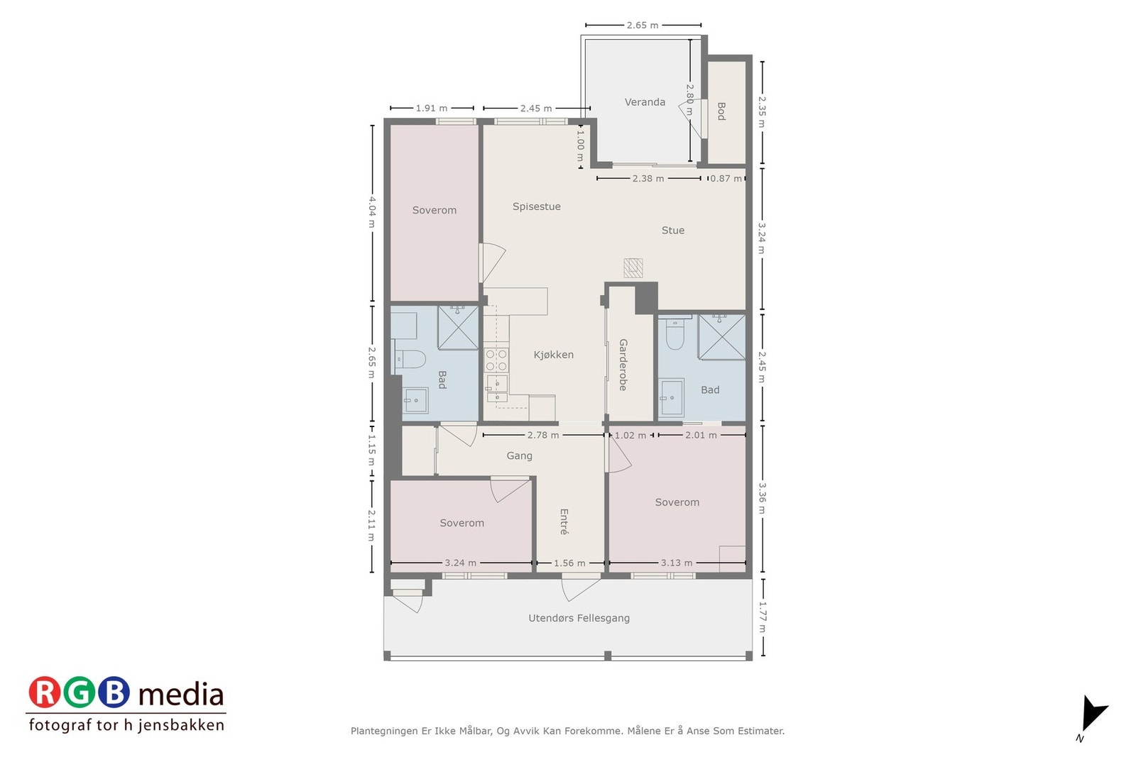 Planskisse Galleribilde