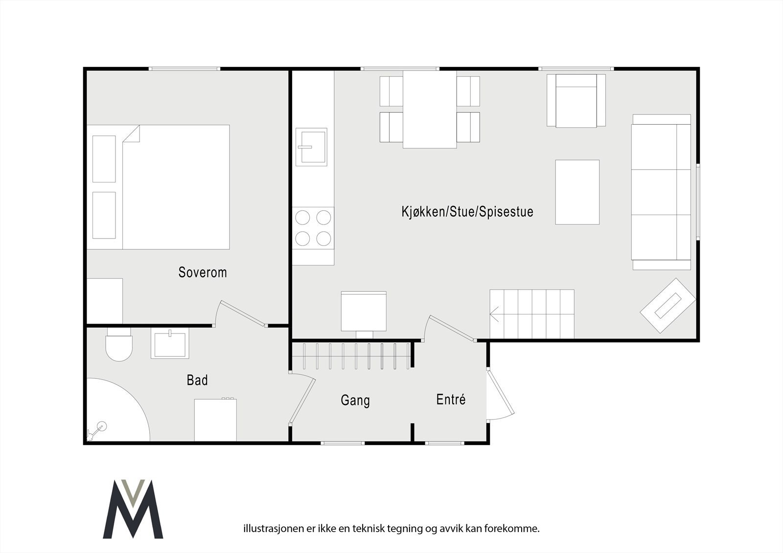 Plantegning. Galleribilde