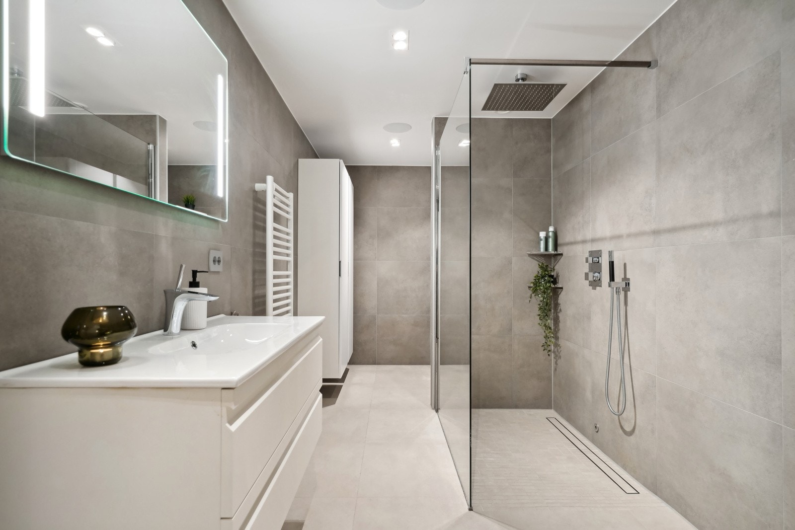 Bad/vaskerom ble renovert i 2017/2018. Galleribilde