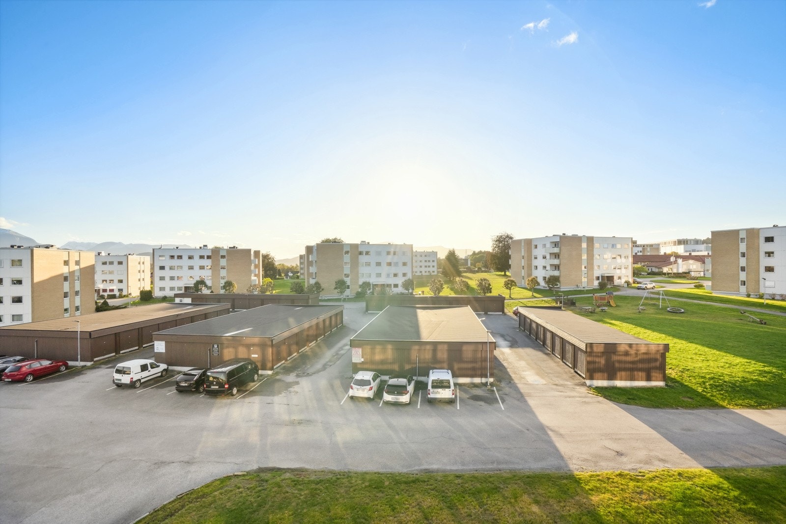 Fine utsiktsforhold med gode solforhold. Galleribilde