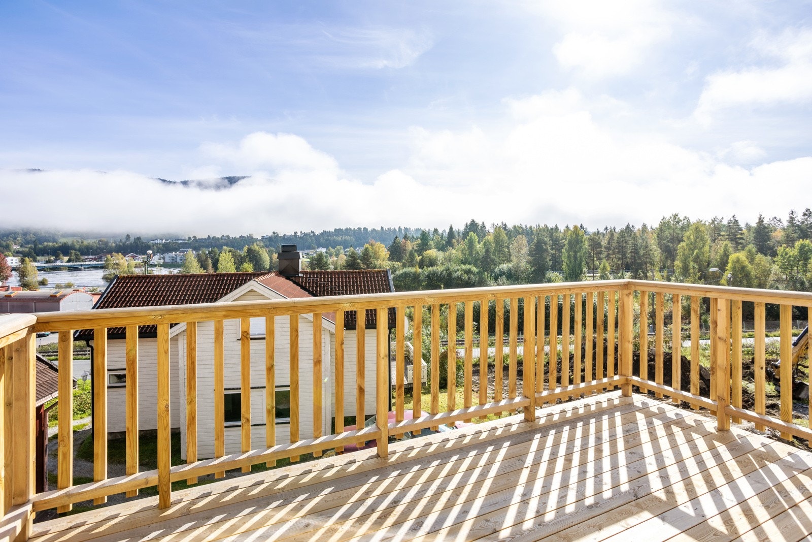 Terrasen er på ca. 7 kvm Galleribilde