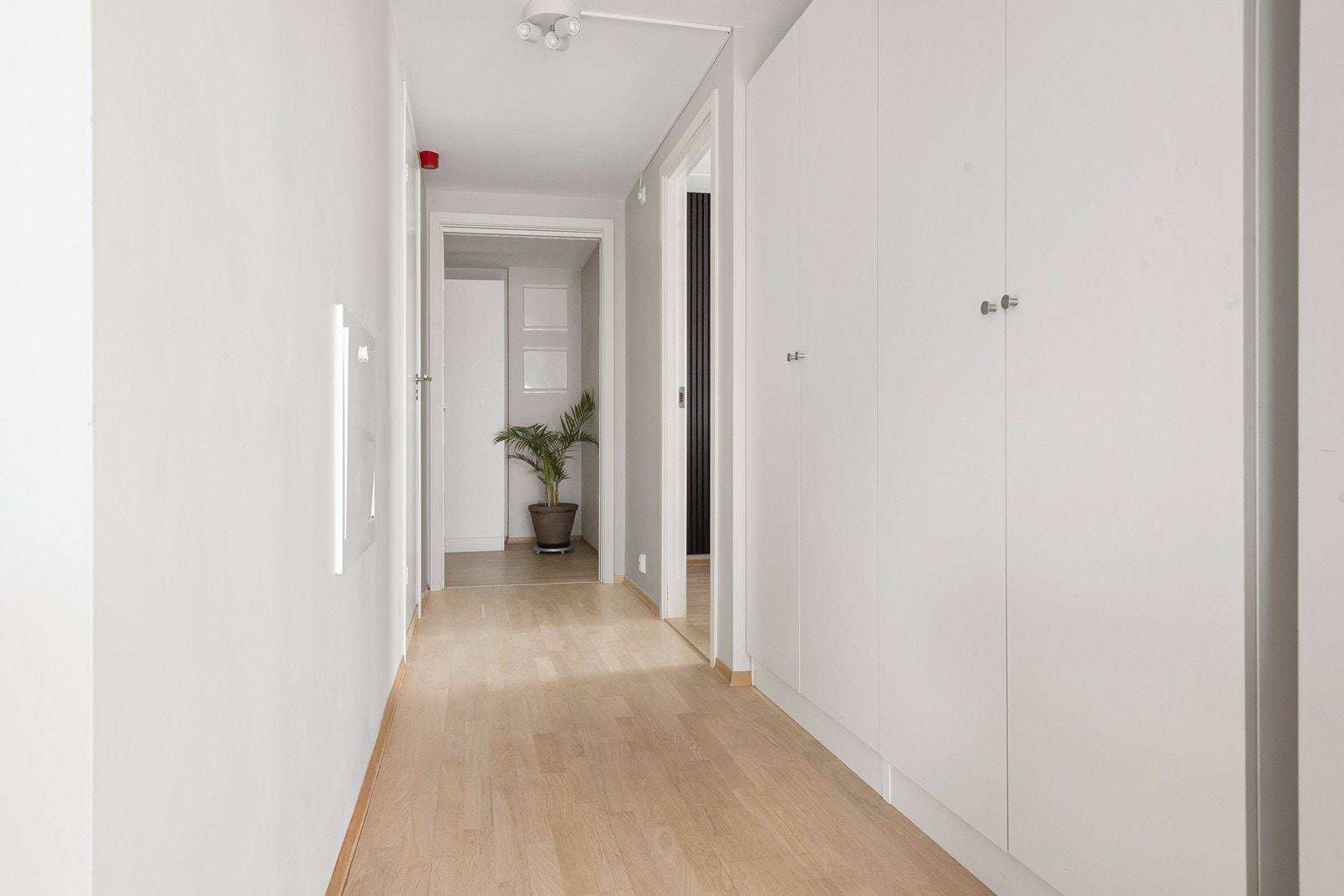 Rikelig med oppbevaringsmuligheter også i gangen på vei inn til stuen. Galleribilde