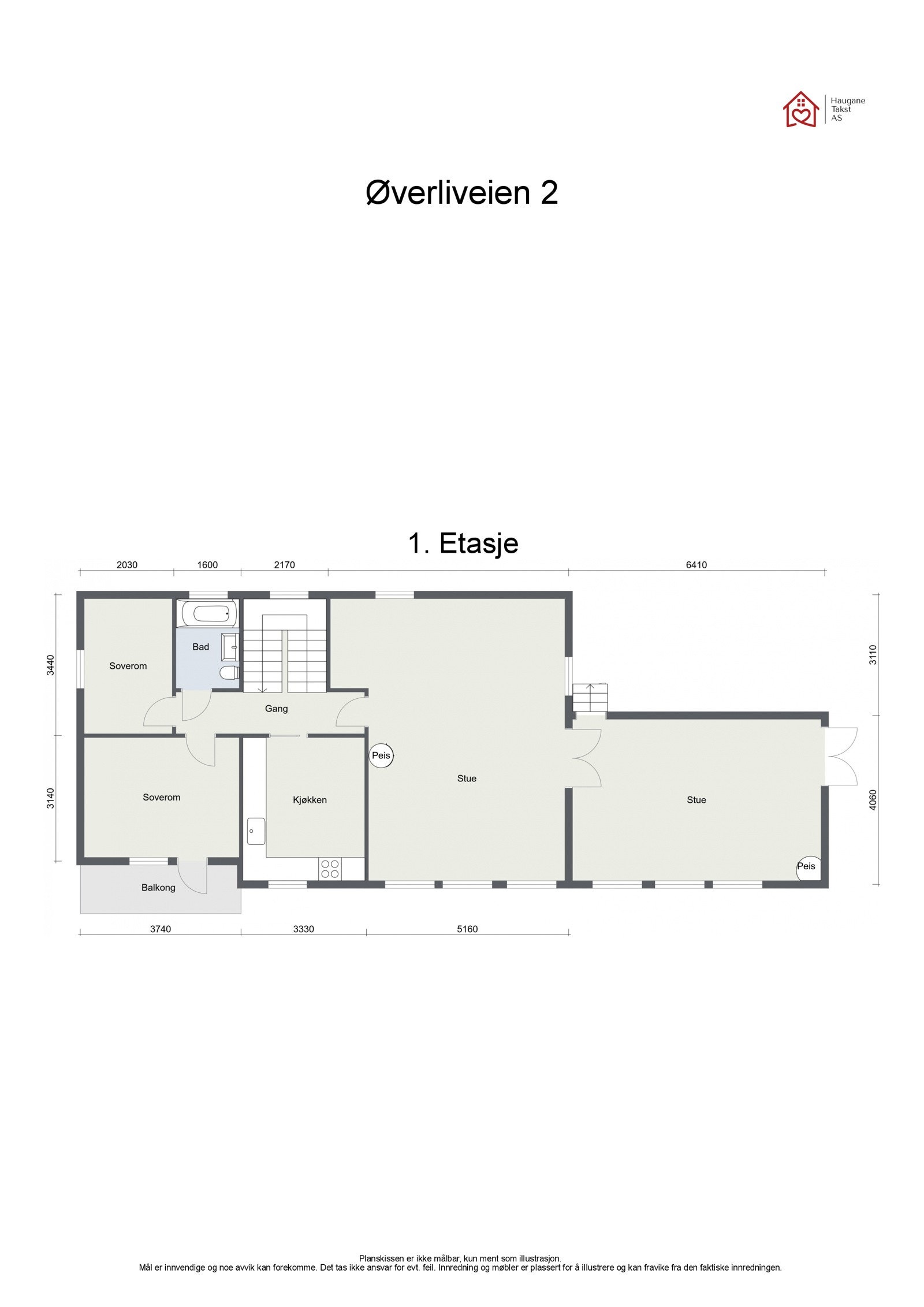 Plantegning - 1. etasje Galleribilde
