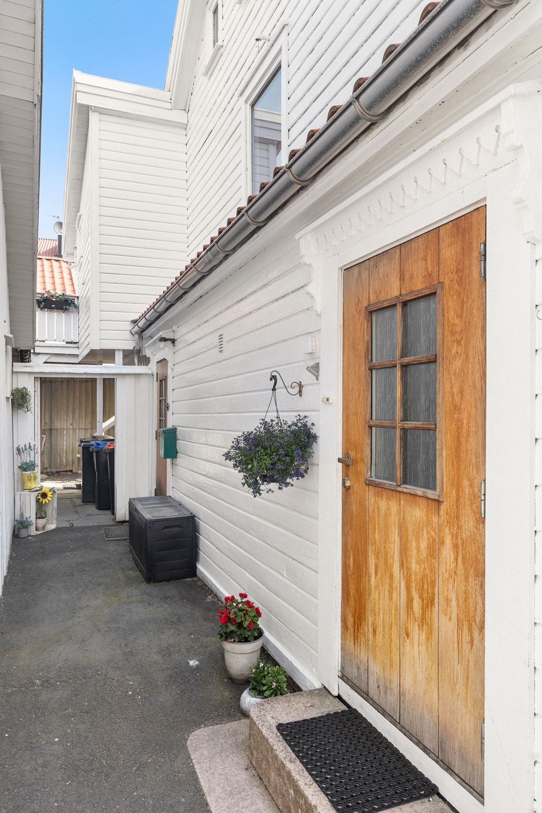 Egen inngang til hver sin boenhet. Galleribilde