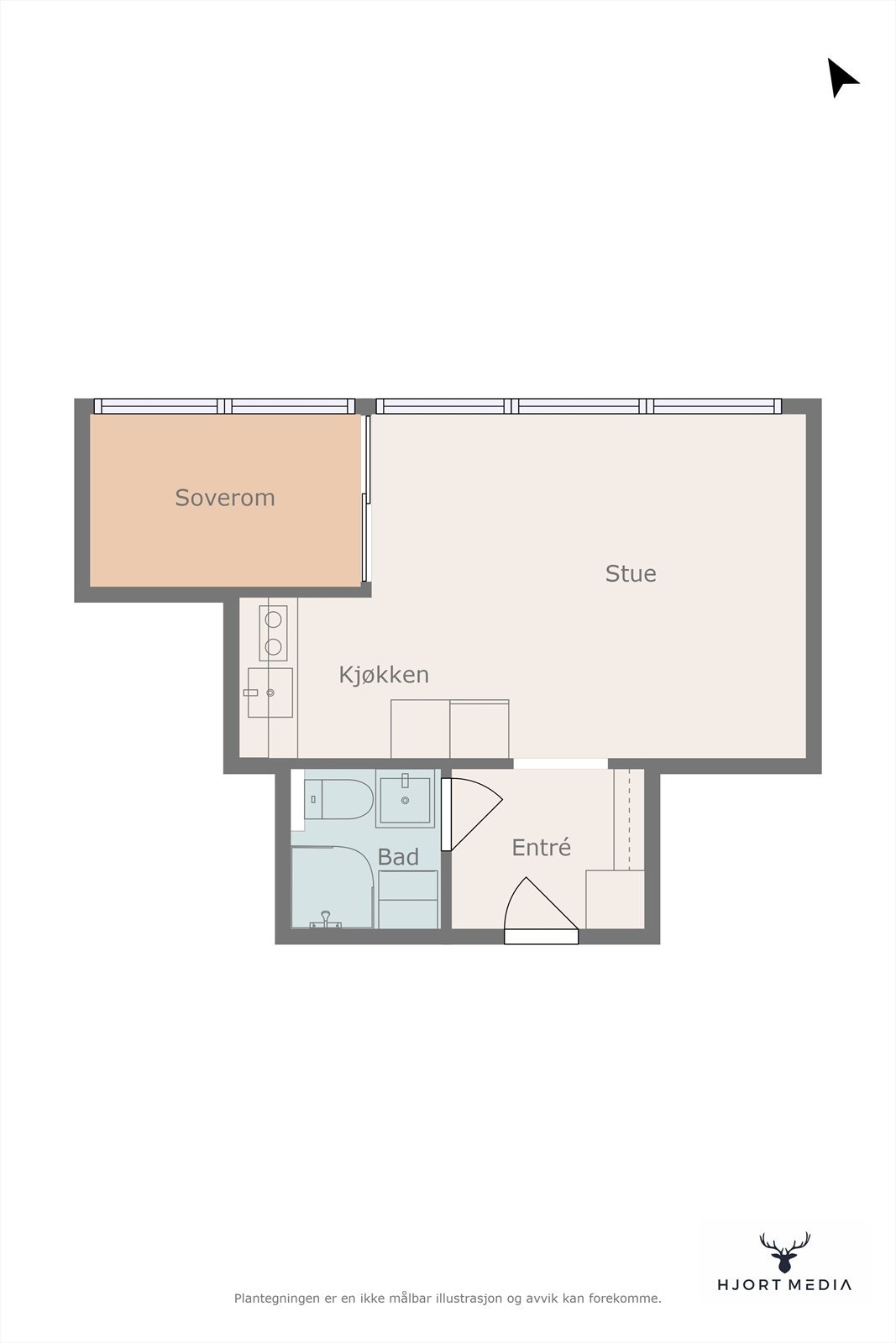 Plantegning Galleribilde