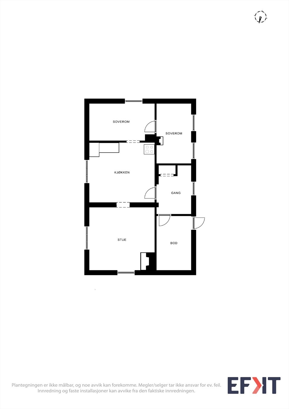 Plantegning seterhus/vinterstue Galleribilde