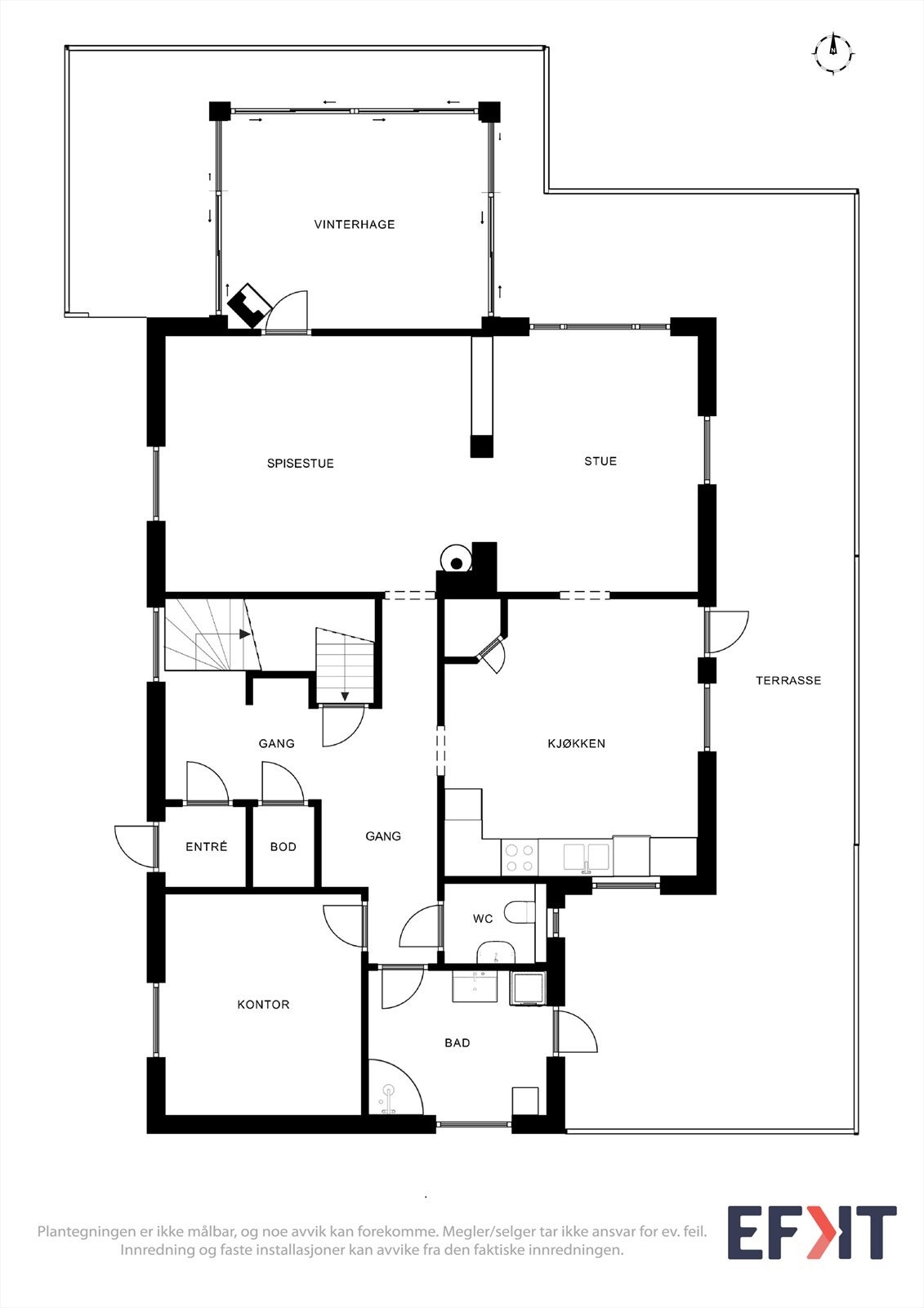 1. etg. våningshus Galleribilde