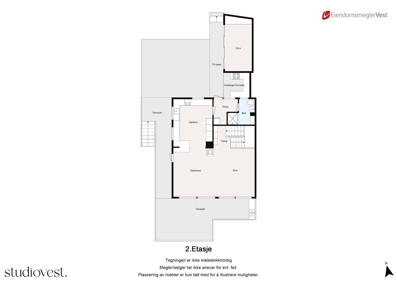Planskisse: 1. etasje. Galleribilde